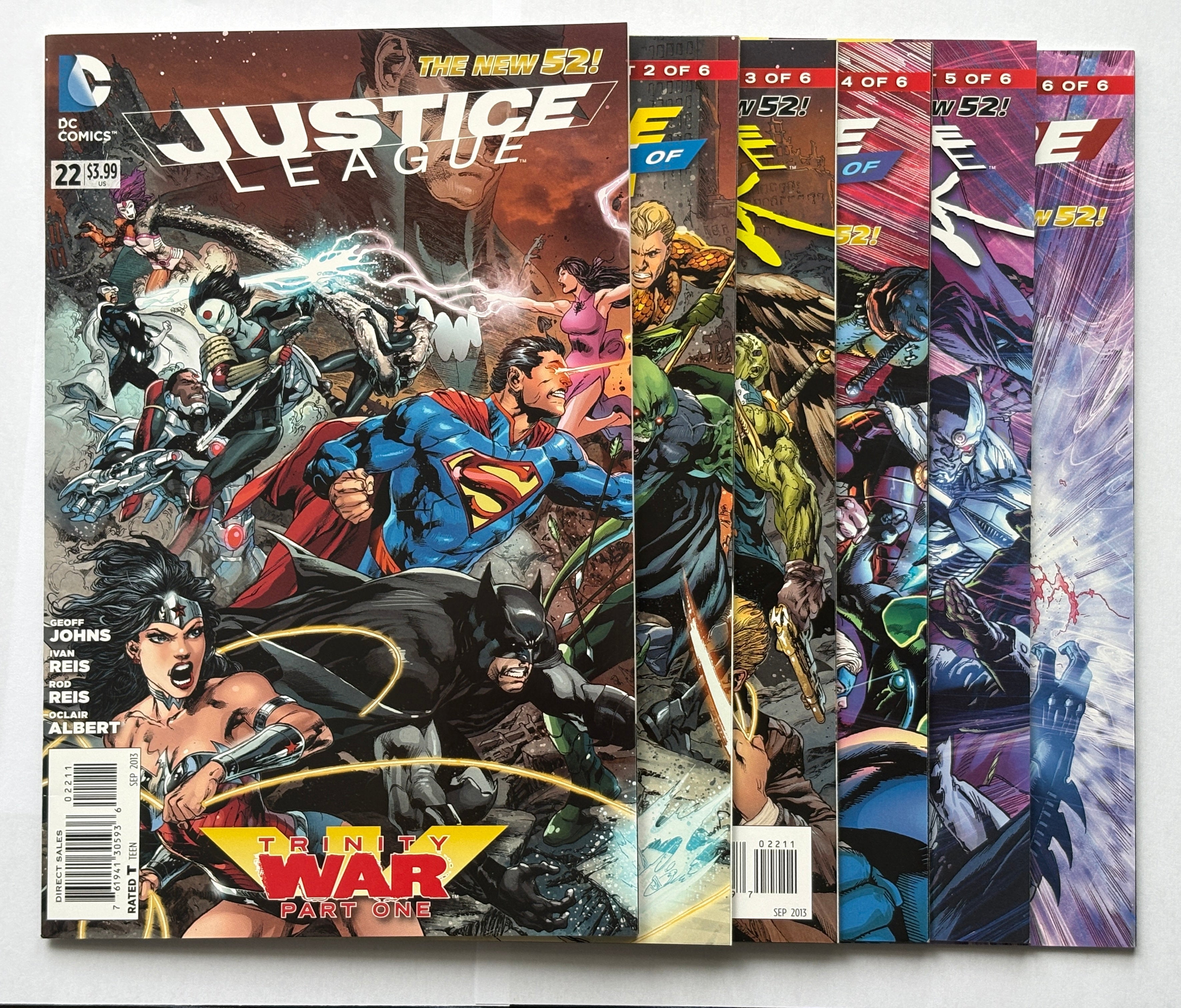 Justice League/Justice League Dark: Trinity War #1 to 6 Complete Set 2013 VF 8.0