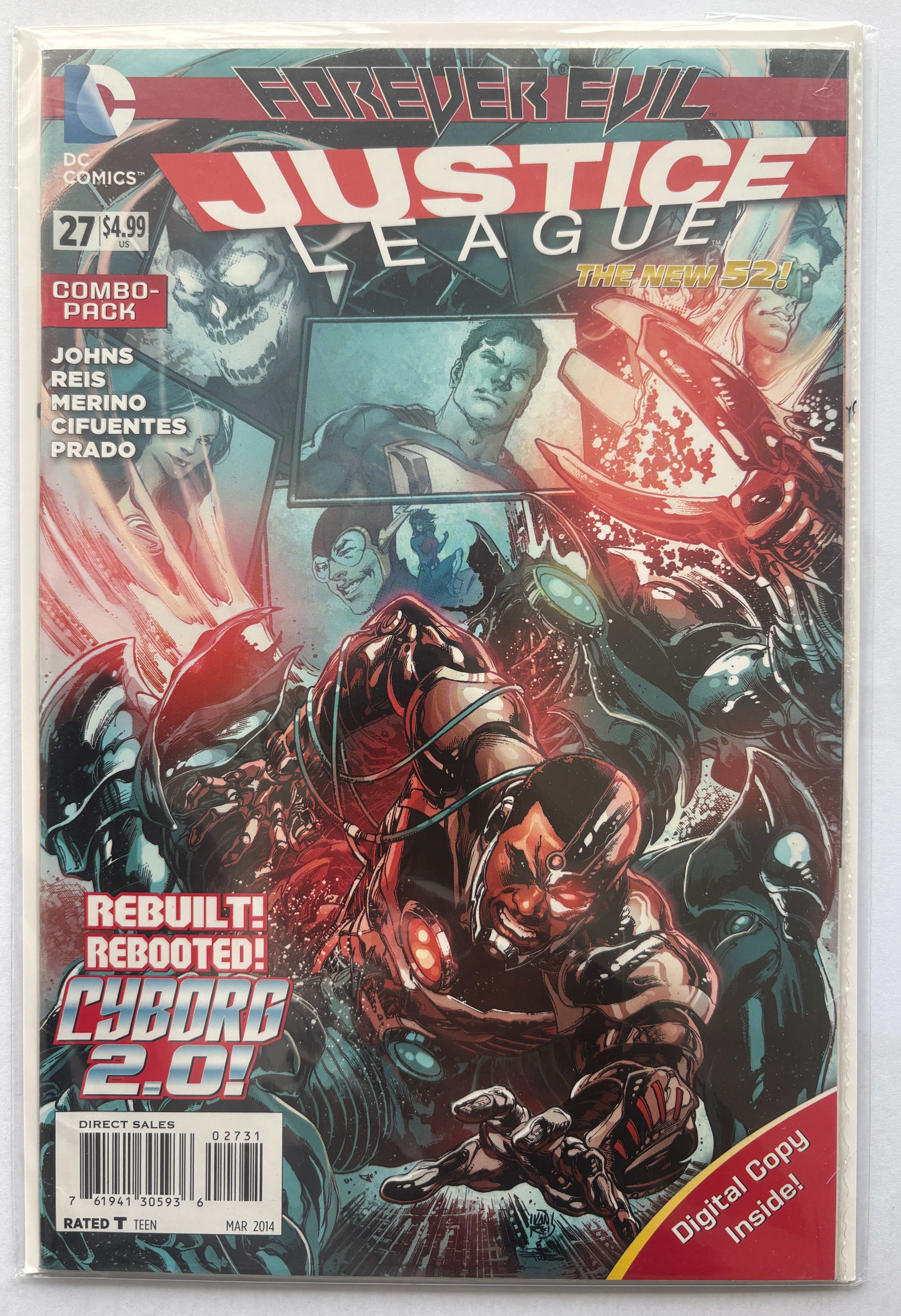 Justice League #27 - 1st Printing - DC Comics March 2014 VF- 7.5
