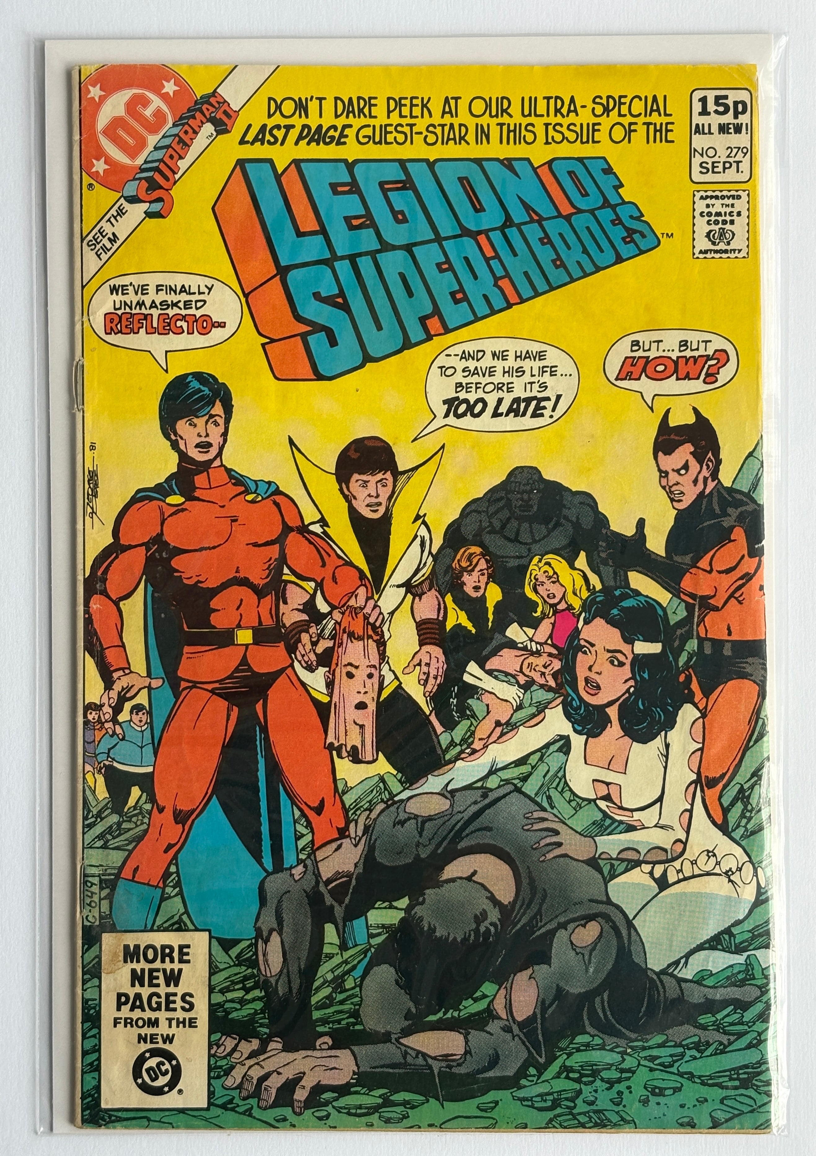 Legion of Super-Heroes #279 - DC Comics UK Variant September 1981 VG/FN 5.0