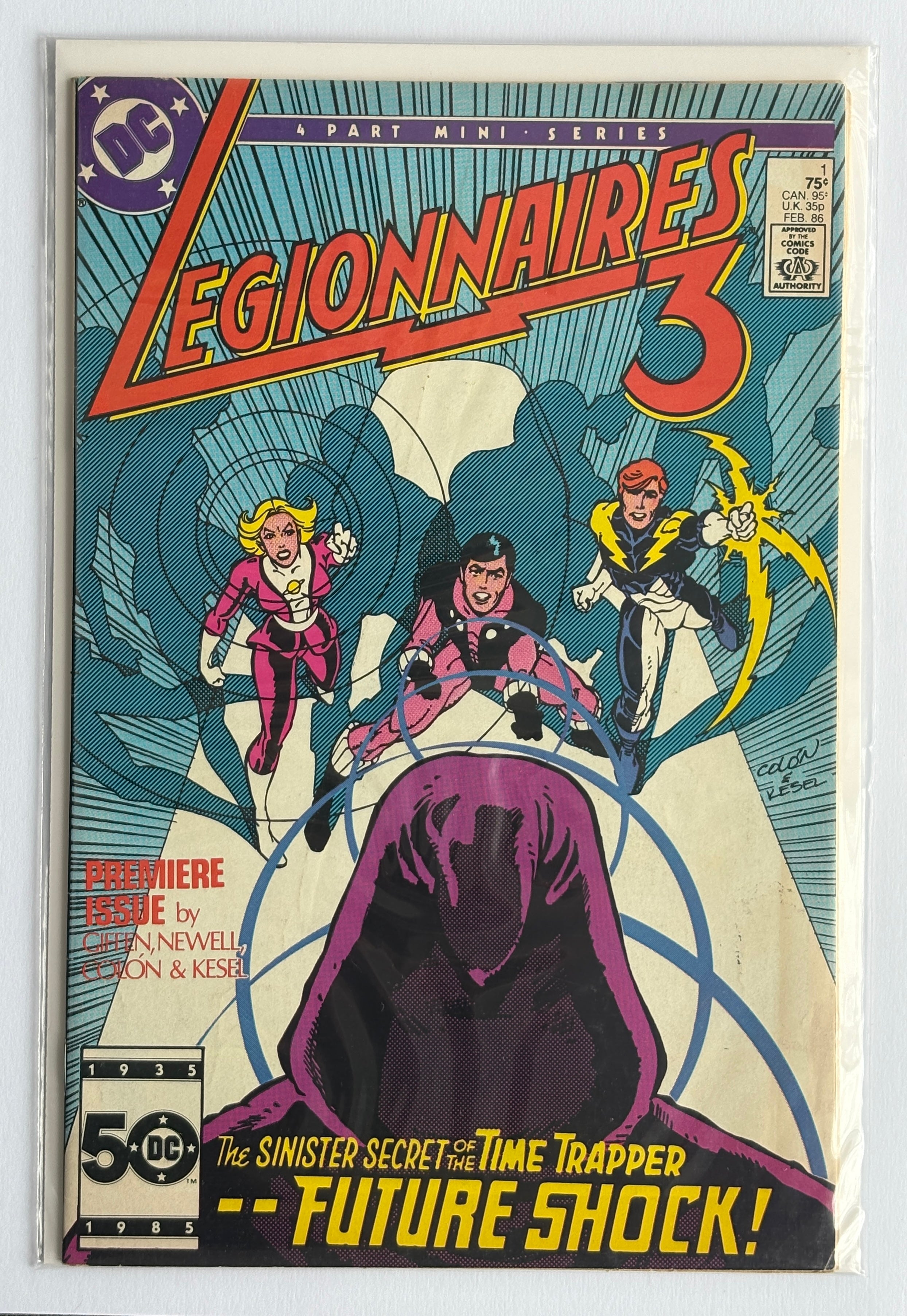Legionnaires 3 #1 - DC Comics February 1986 FN+ 6.5