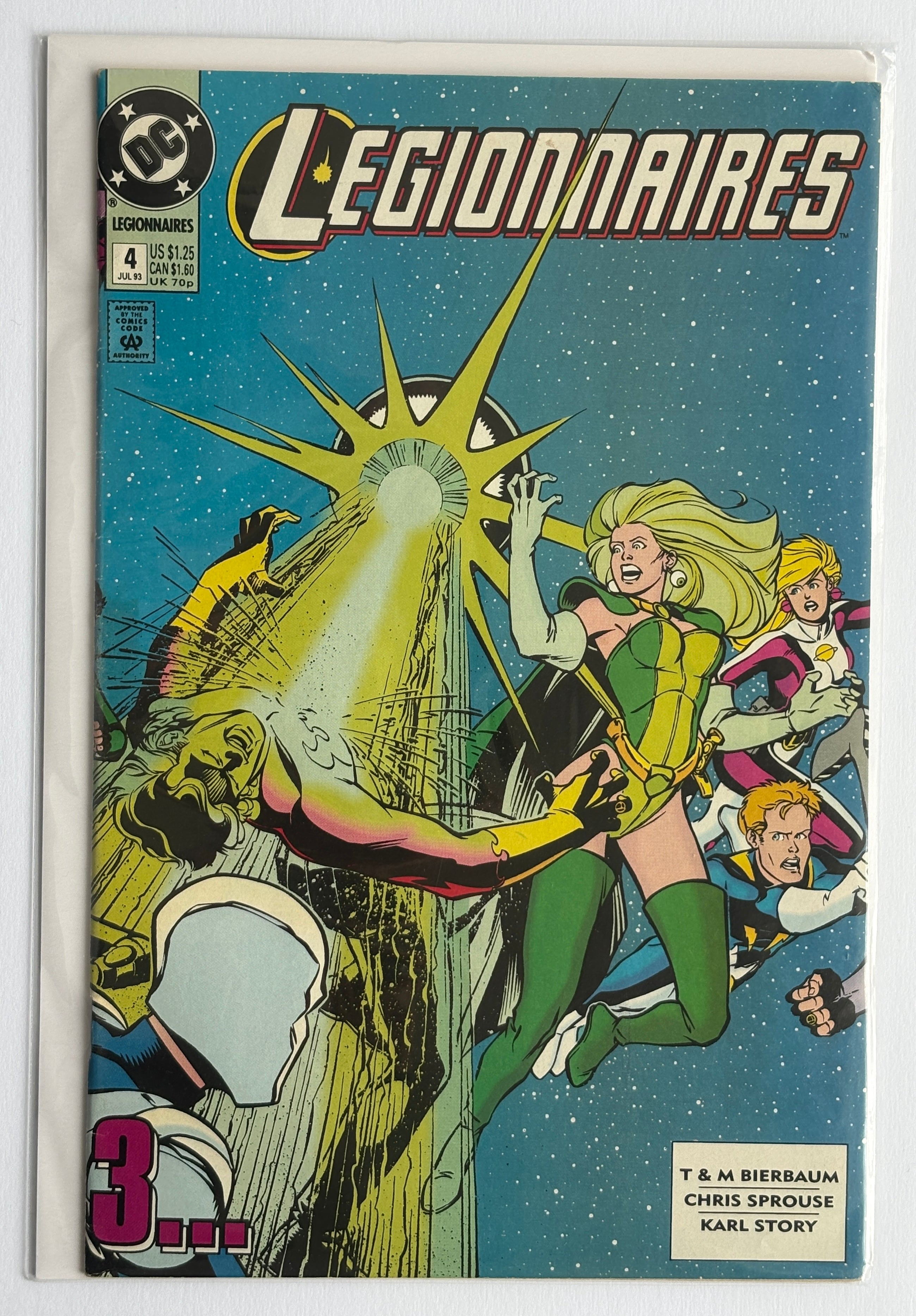 Legionnaires #4 - DC Comics July 1993 F/VF 7.0