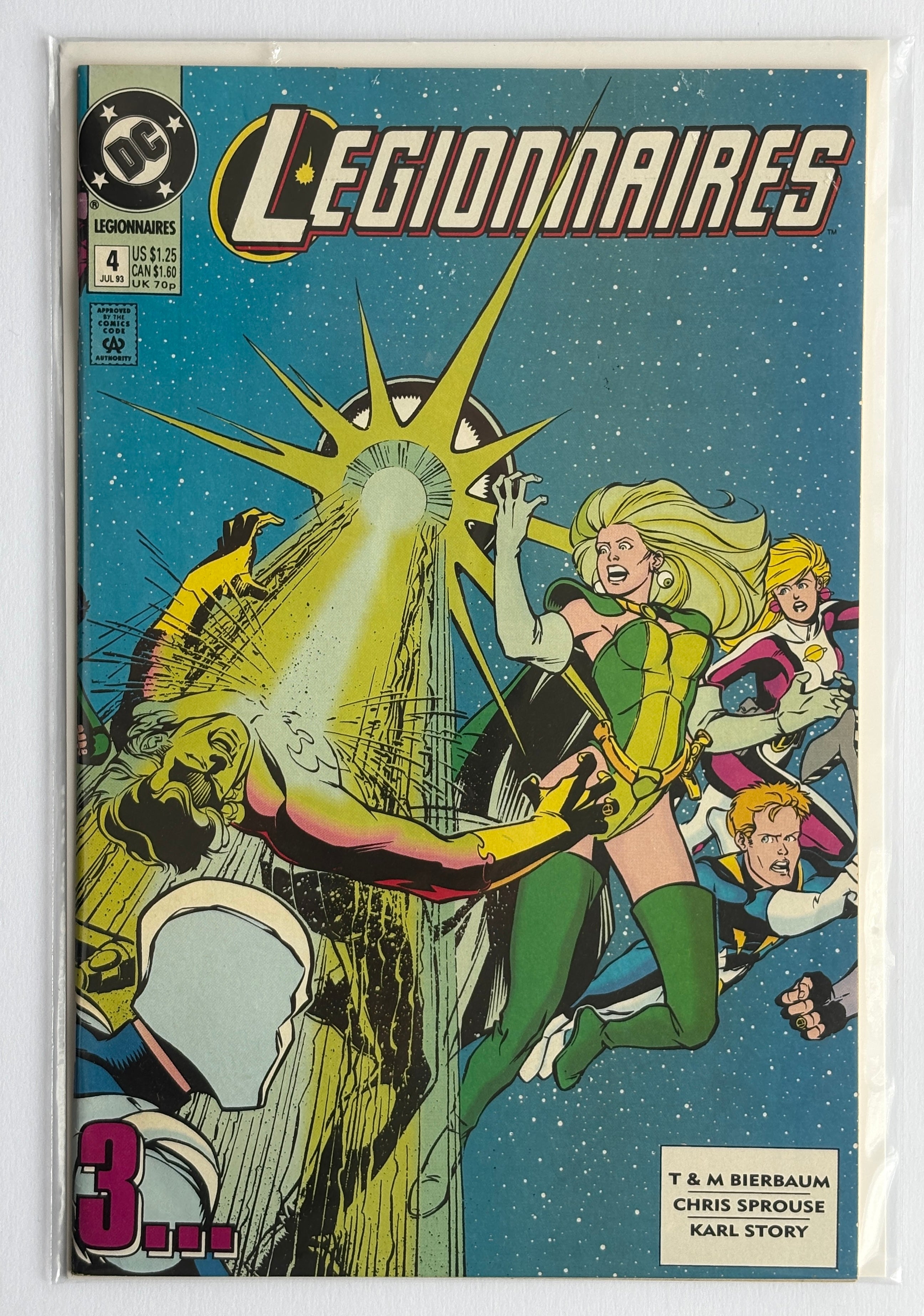Legionnaires #4 - DC Comics July 1993 VF- 7.5
