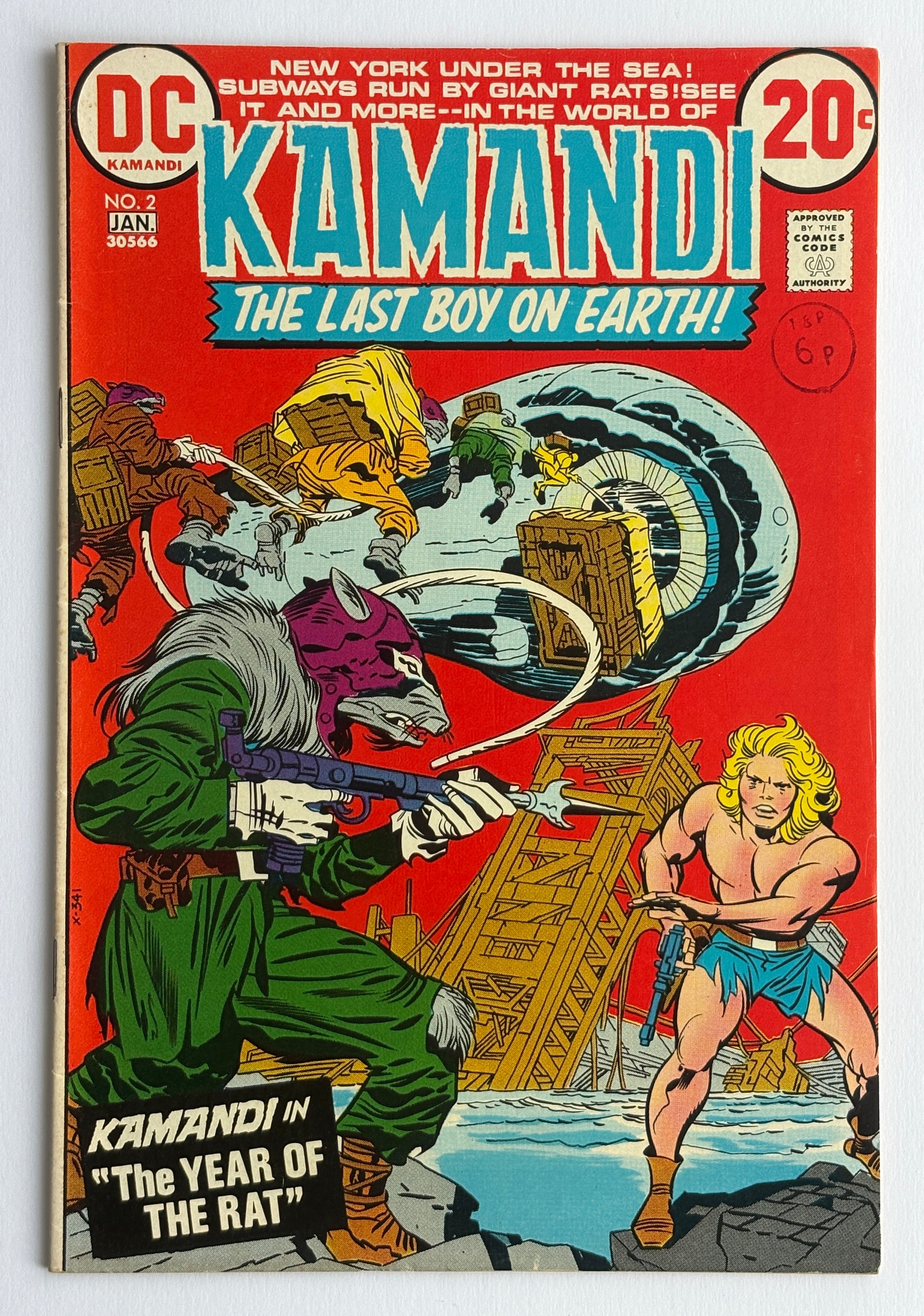 KAMANDI The Last Boy on Earth! #2 - DC Comics - January 1973 VF 8.0