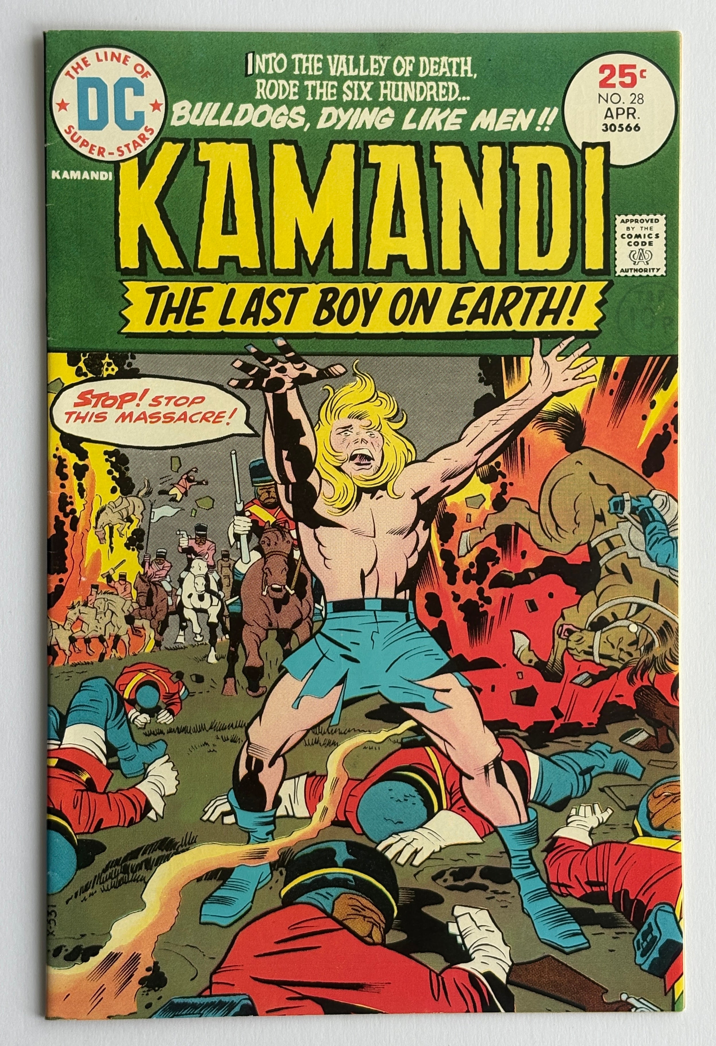KAMANDI The Last Boy on Earth! #28 - DC Comics April 1975 F/VF 7.0