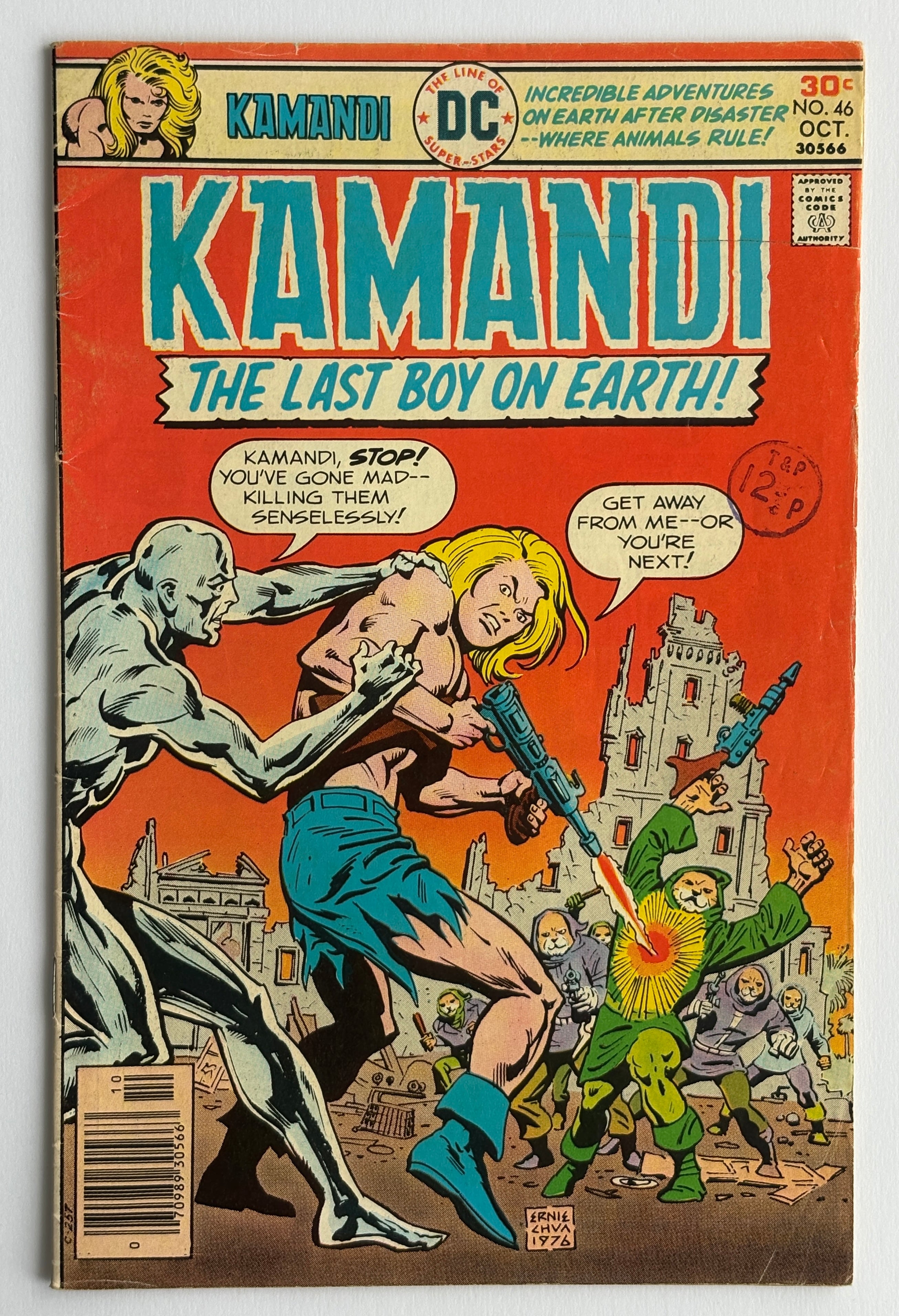 KAMANDI The Last Boy on Earth! #46 - DC Comics October 1976 FN 6.0