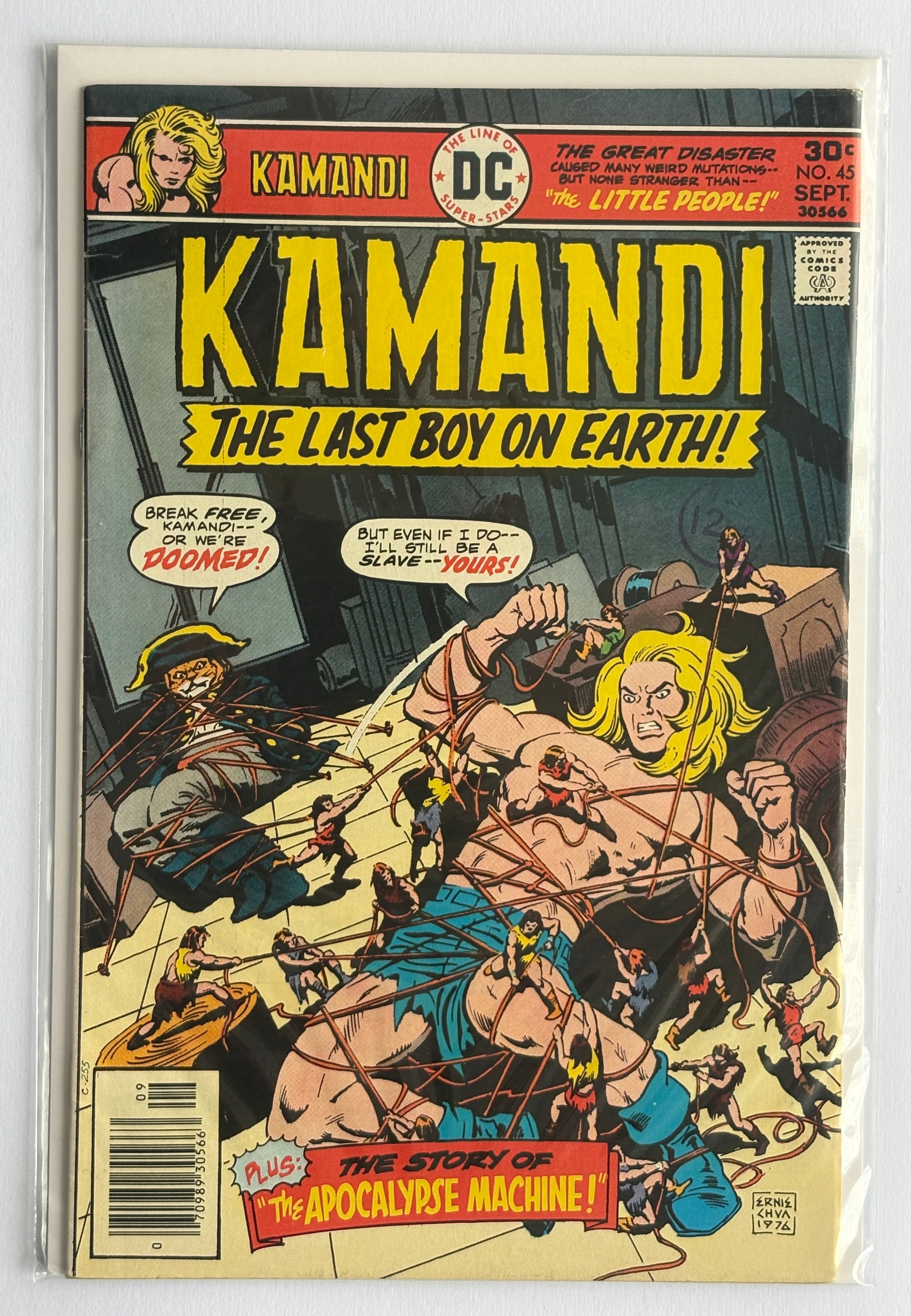 KAMANDI The Last Boy on Earth! #45 - DC Comics September 1976 F/VF 7.0