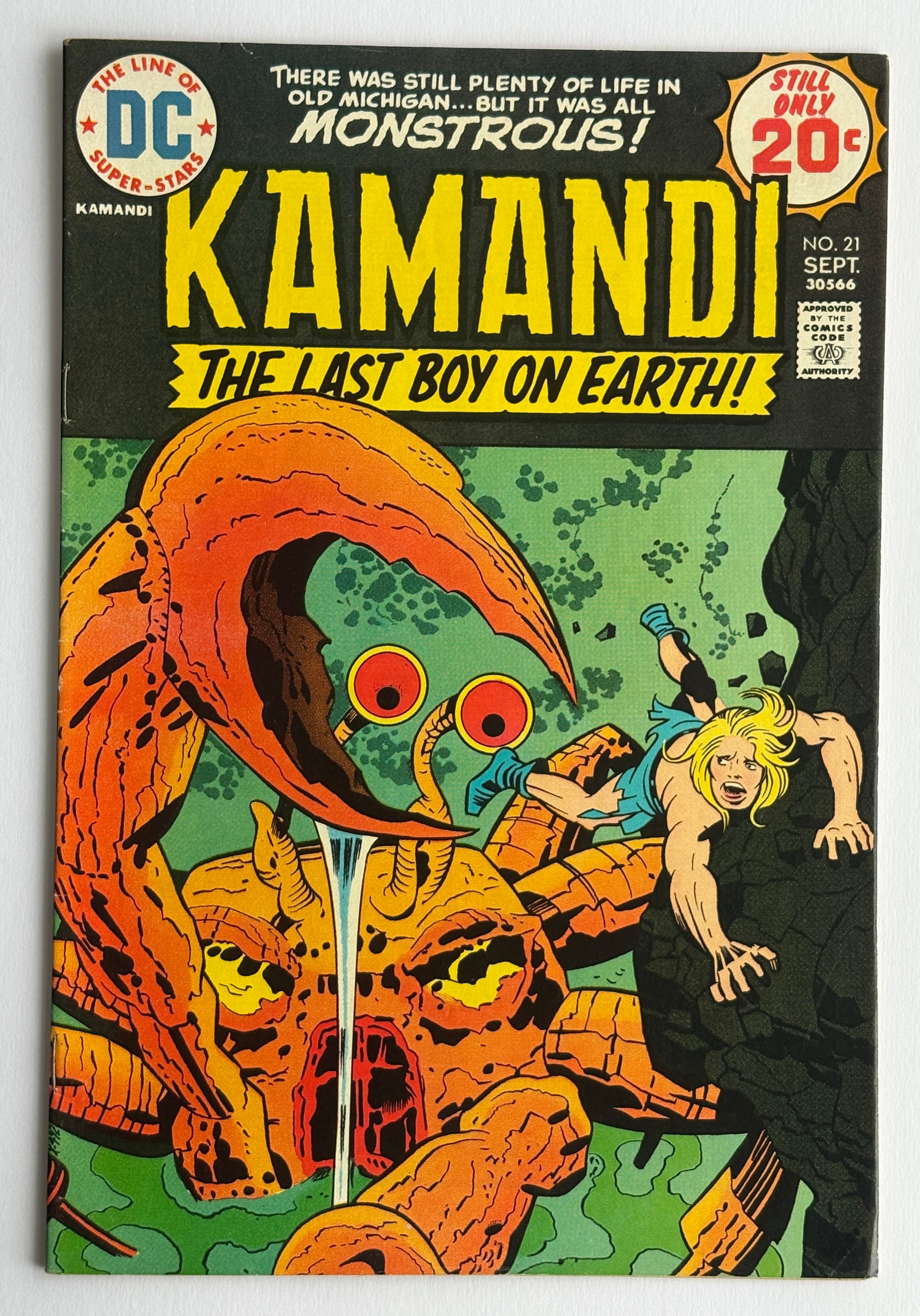 KAMANDI The Last Boy on Earth! #21 - DC Comics September 1974 F/VF 7.0