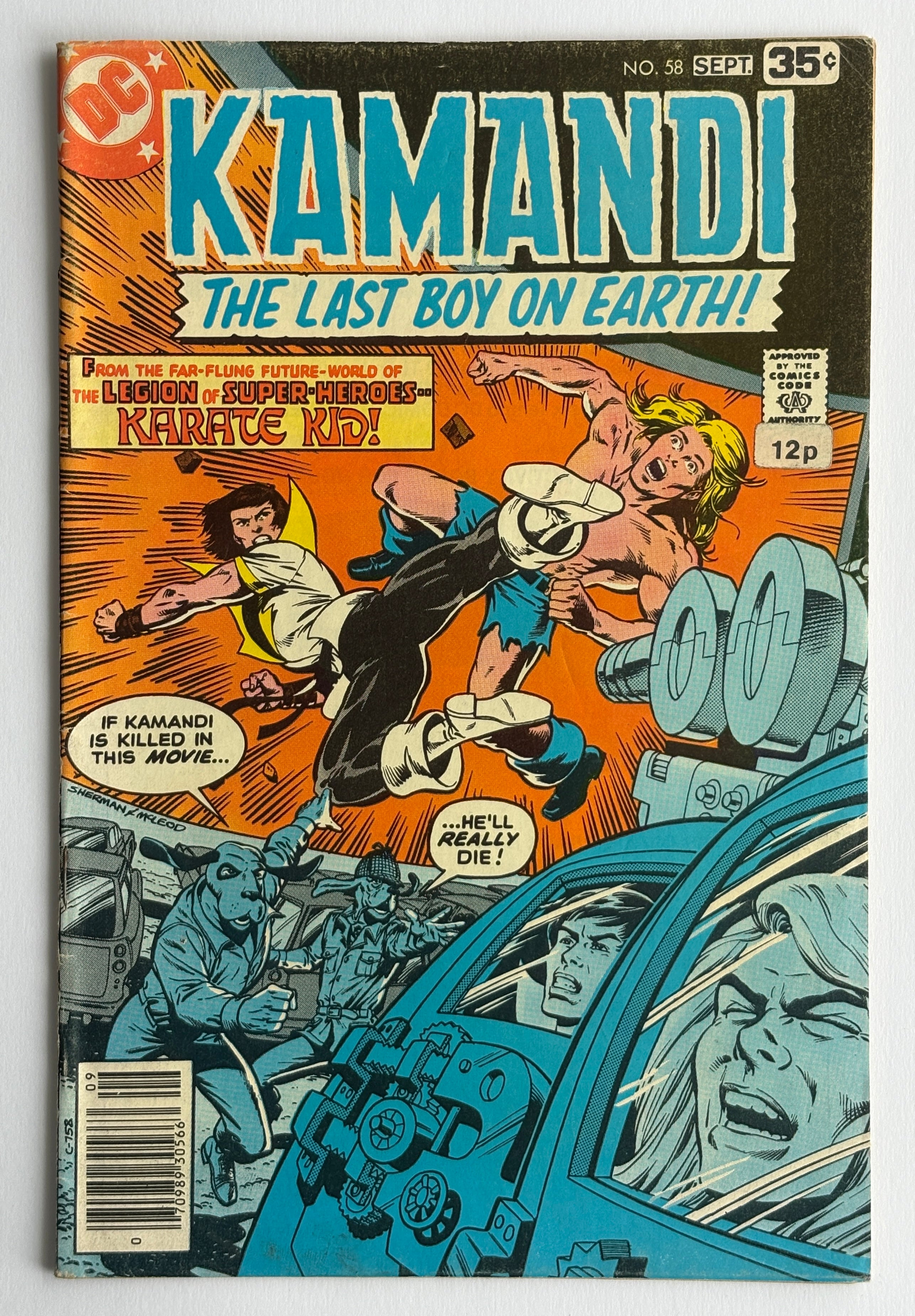 KAMANDI The Last Boy on Earth! #58 - DC Comics September 1978 F/VF 7.0