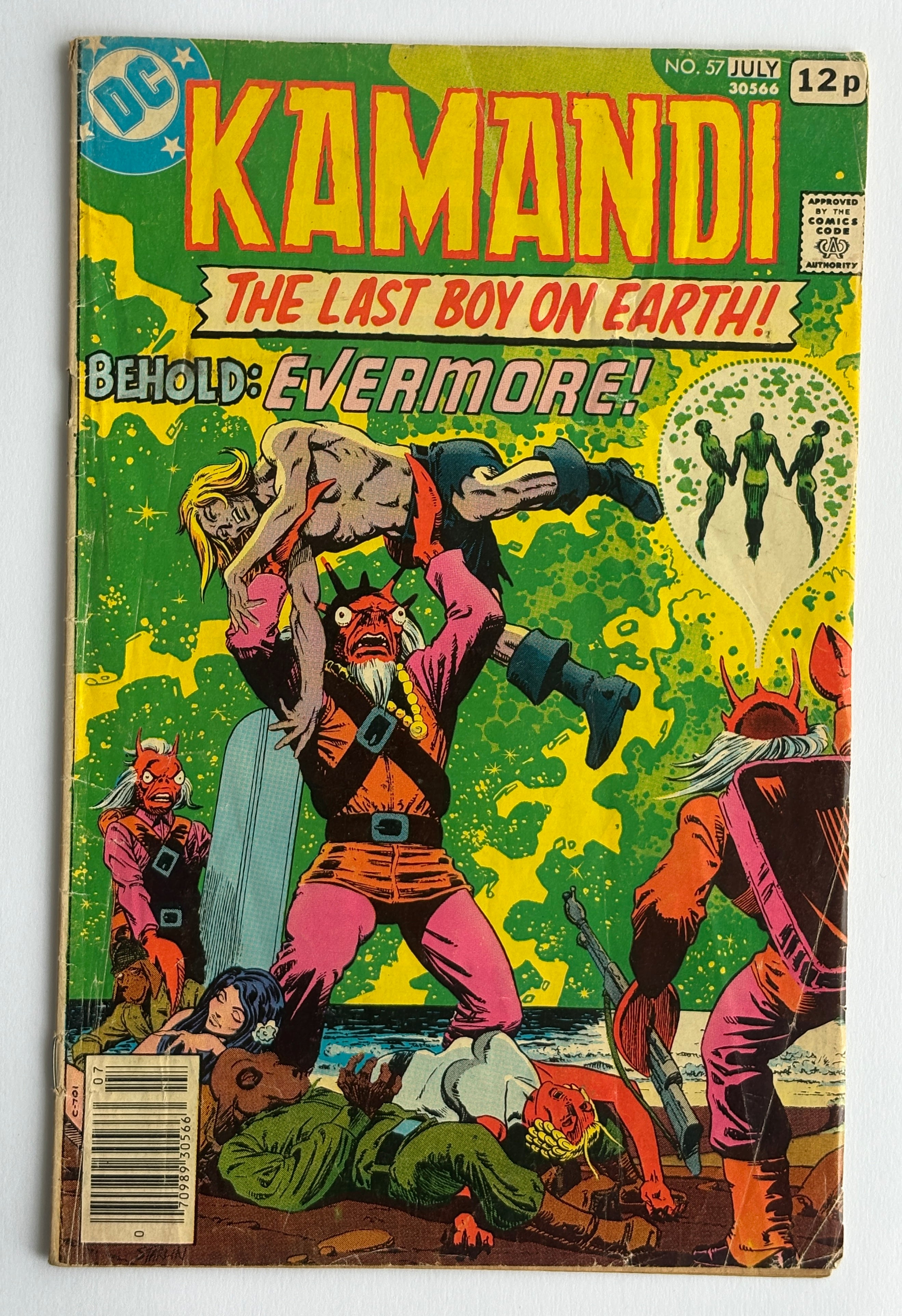KAMANDI The Last Boy on Earth! #57 - DC Comics UK Variant July 1978 GD/VG 3.0