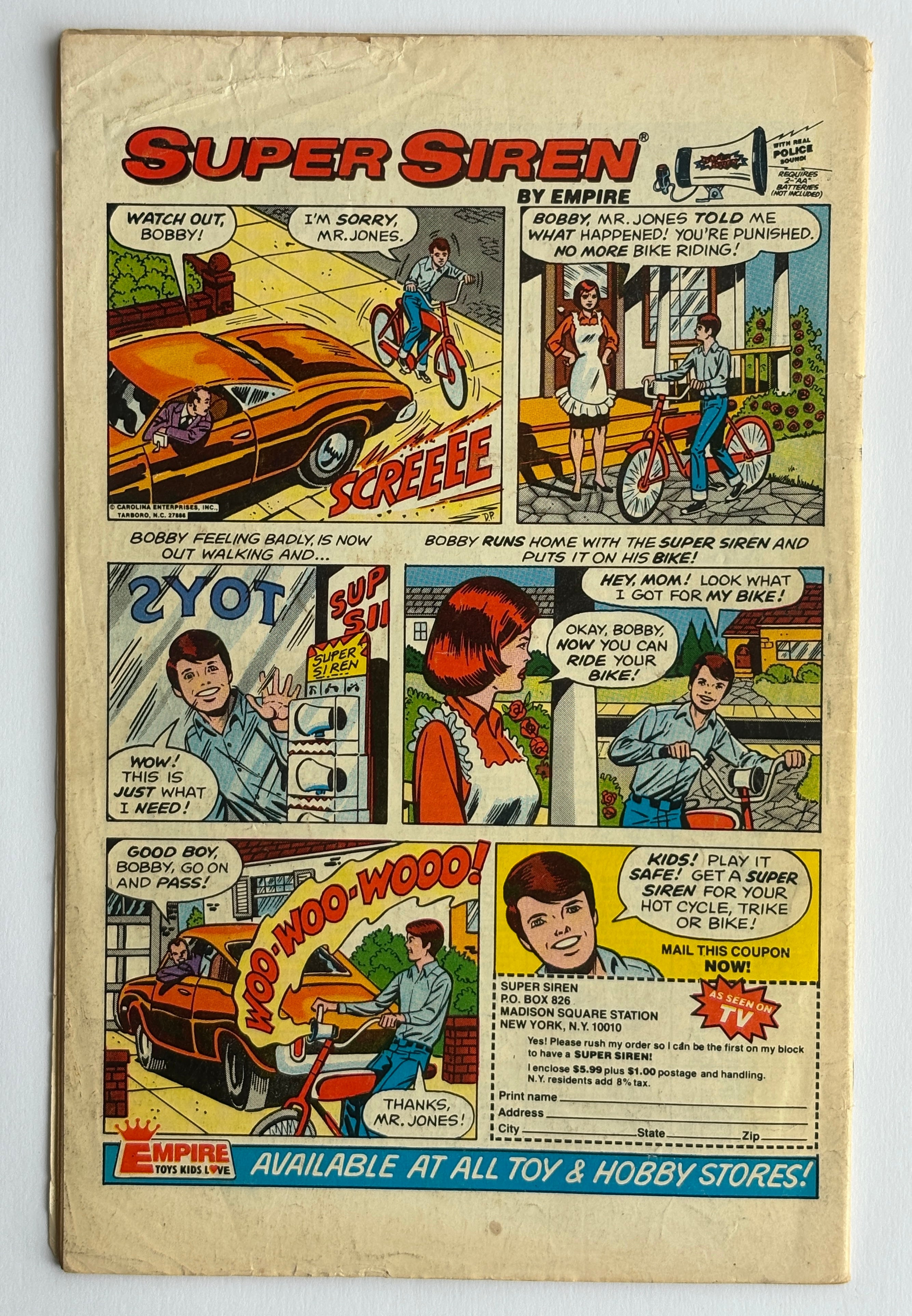 KAMANDI The Last Boy on Earth! #57 - DC Comics UK Variant July 1978 GD/VG 3.0