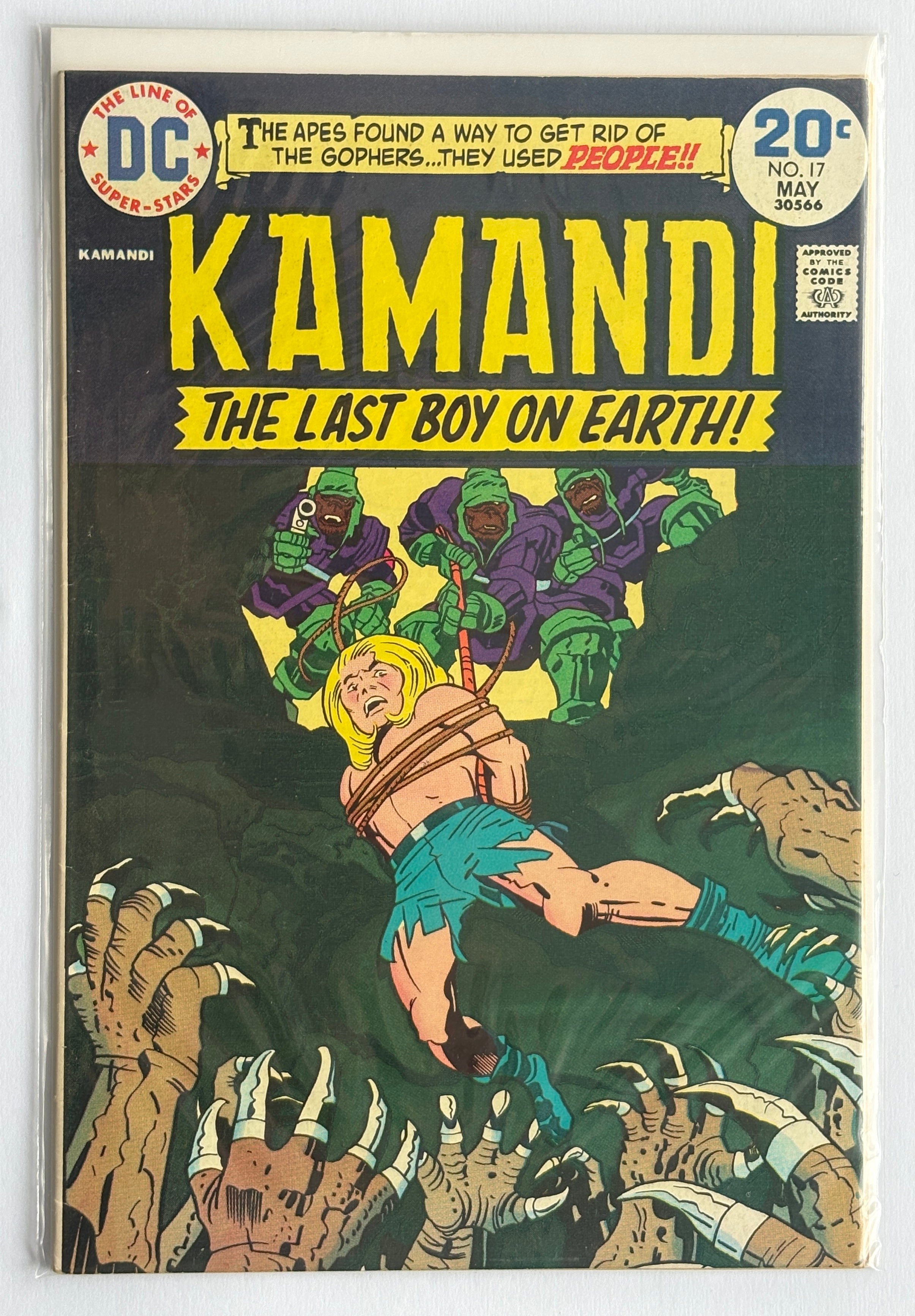 KAMANDI The Last Boy on Earth! #17 - DC Comics May 1974 F/VF 7.0