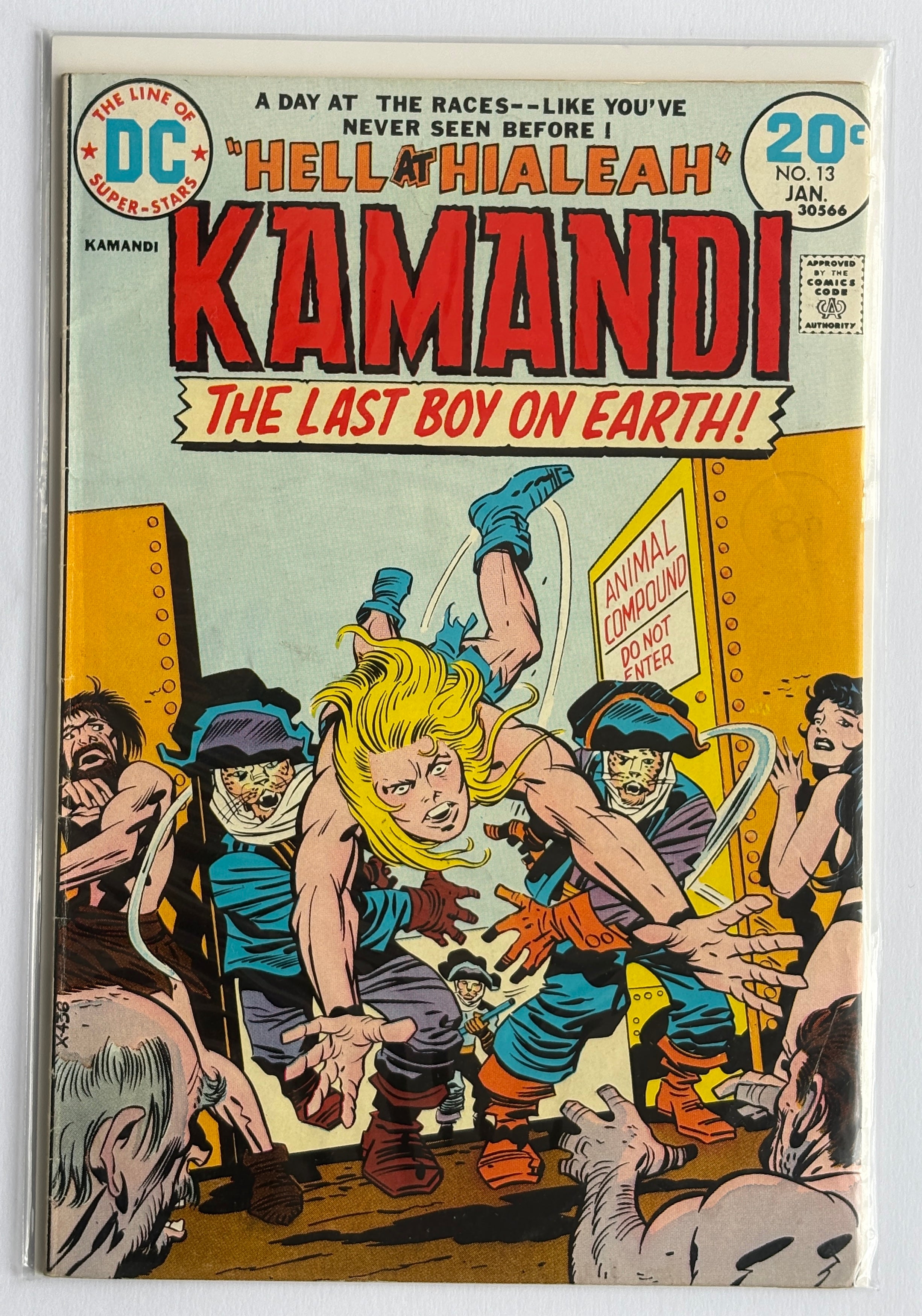 KAMANDI The Last Boy on Earth! #13 - DC Comics January 1974 FN+ 6.5
