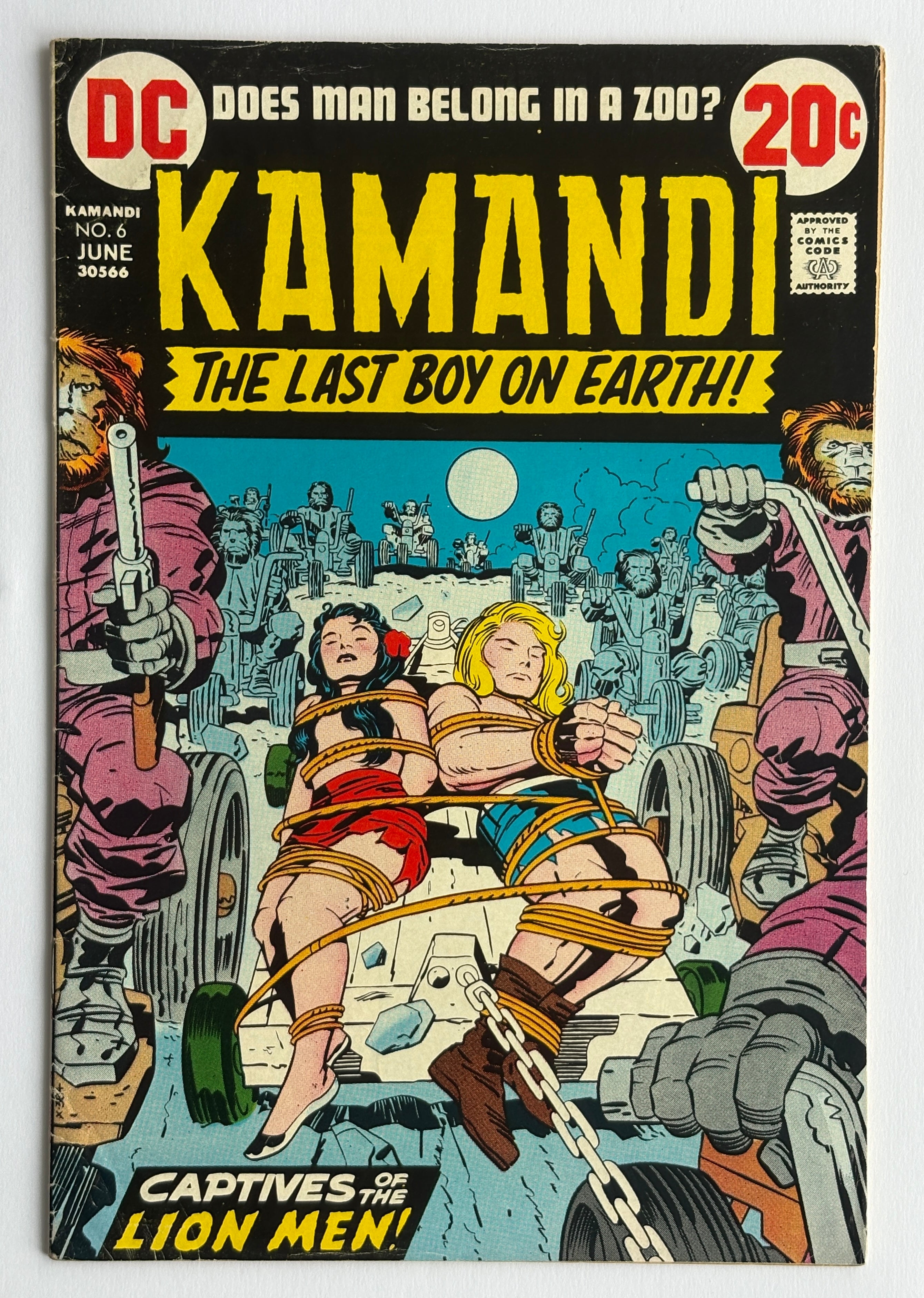 KAMANDI The Last Boy on Earth! #6 -  DC Comics June 1973 FN 6.0
