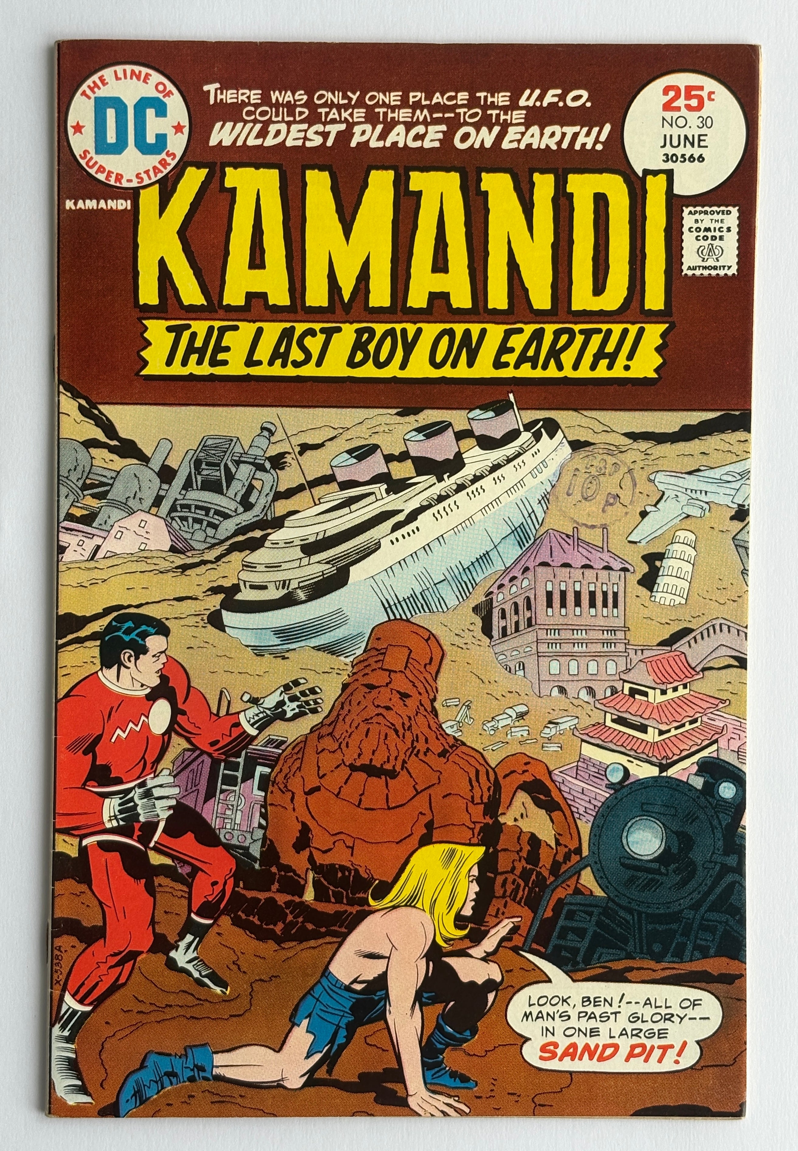 KAMANDI The Last Boy on Earth! #30 - DC Comics June 1975 VF- 7.5