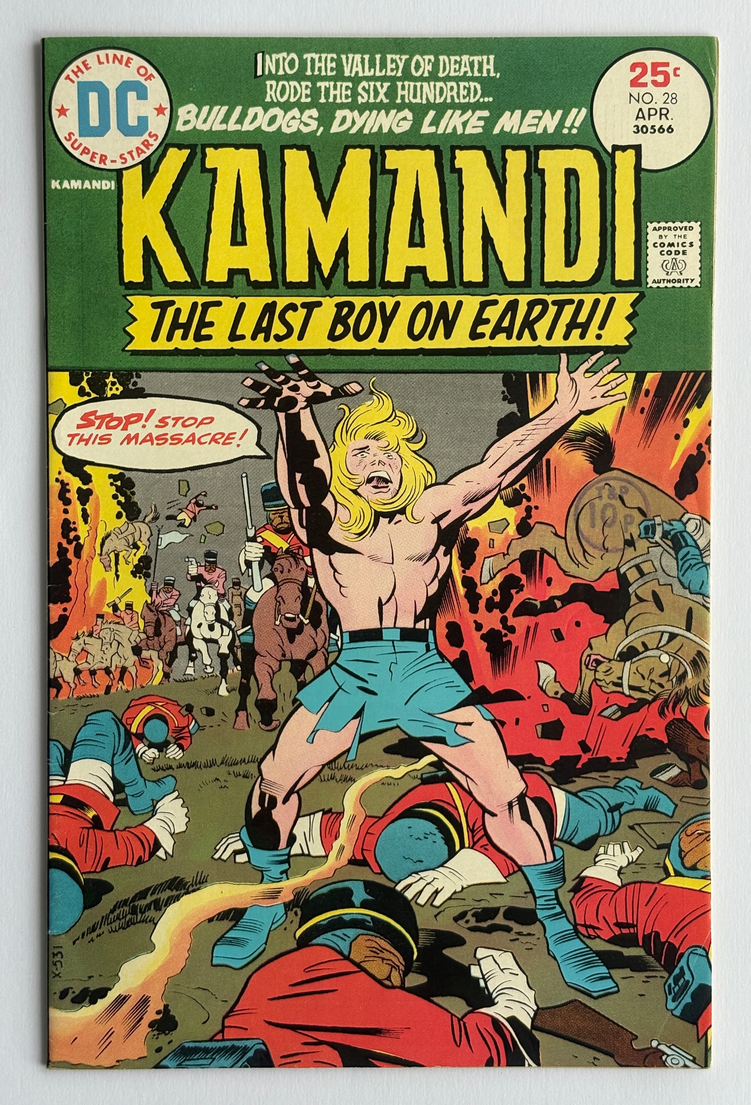 KAMANDI The Last Boy on Earth! #28 - DC Comics April 1975 VF- 7.5