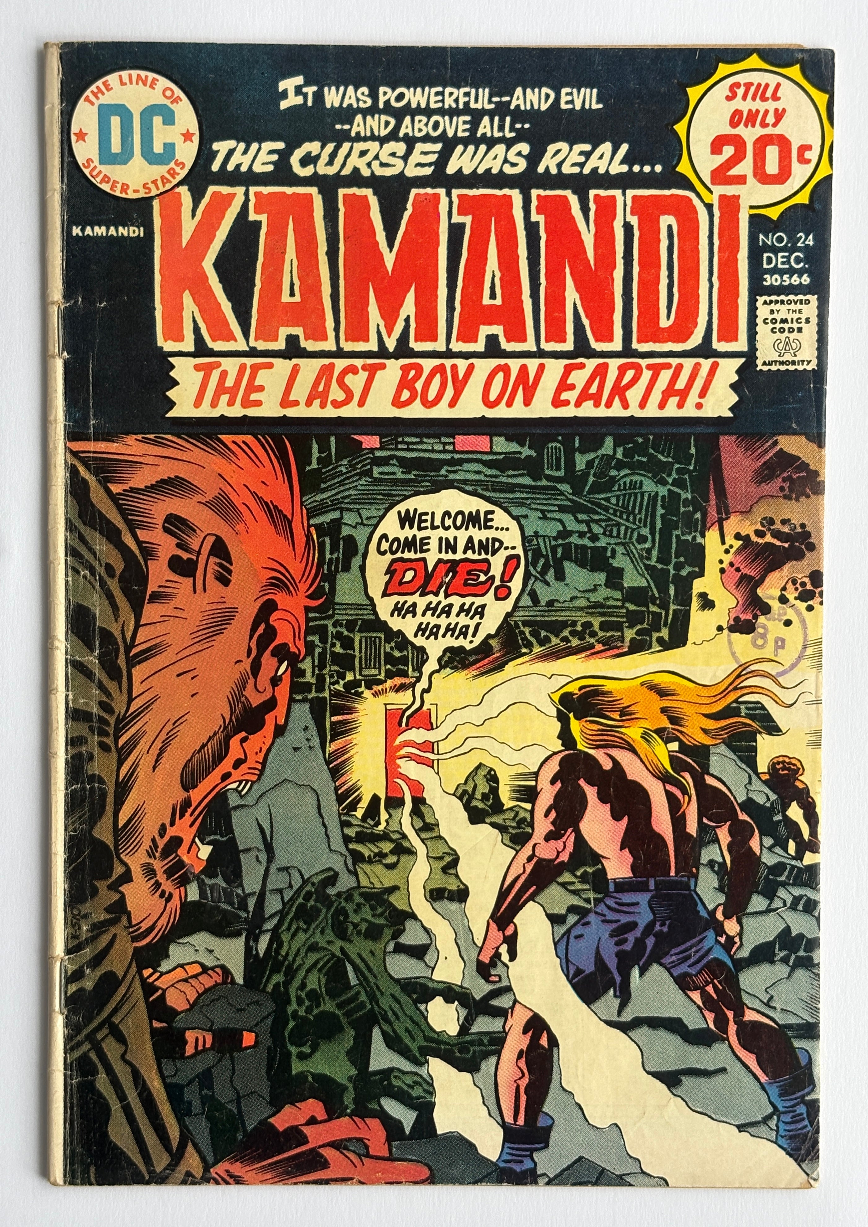 KAMANDI The Last Boy on Earth! #24 - DC Comics December 1974 VG 4.0