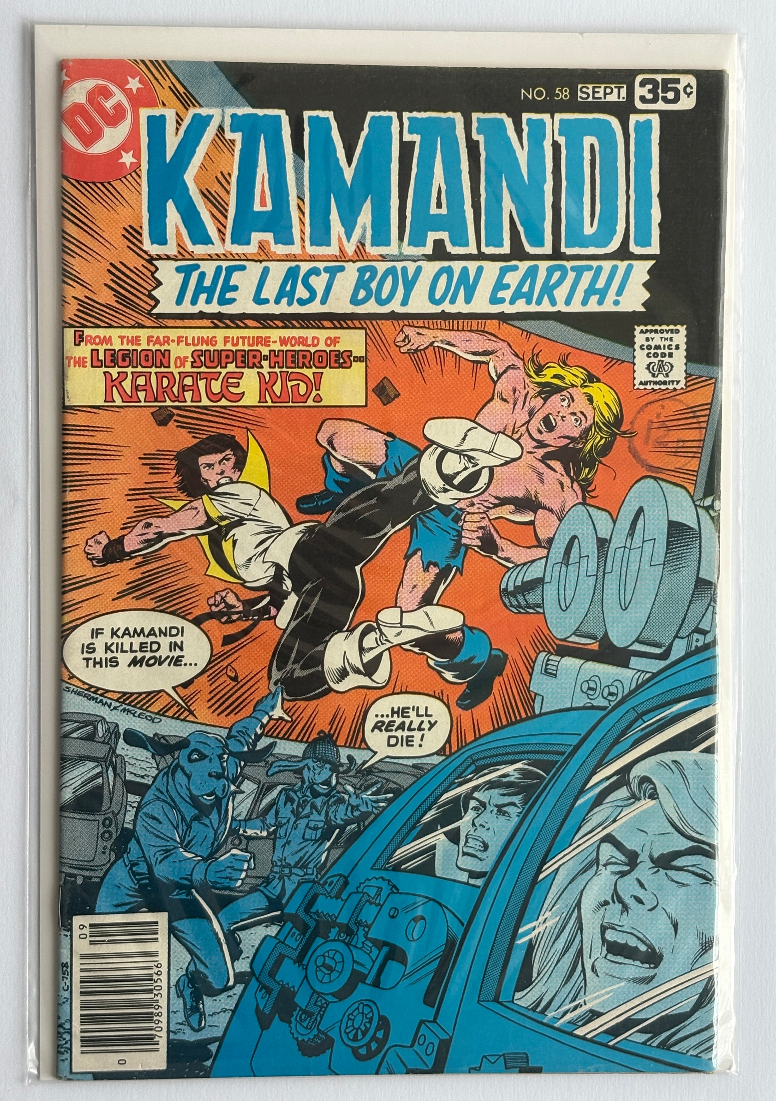 KAMANDI The Last Boy on Earth! #58 - DC Comics September 1978 VF- 7.5