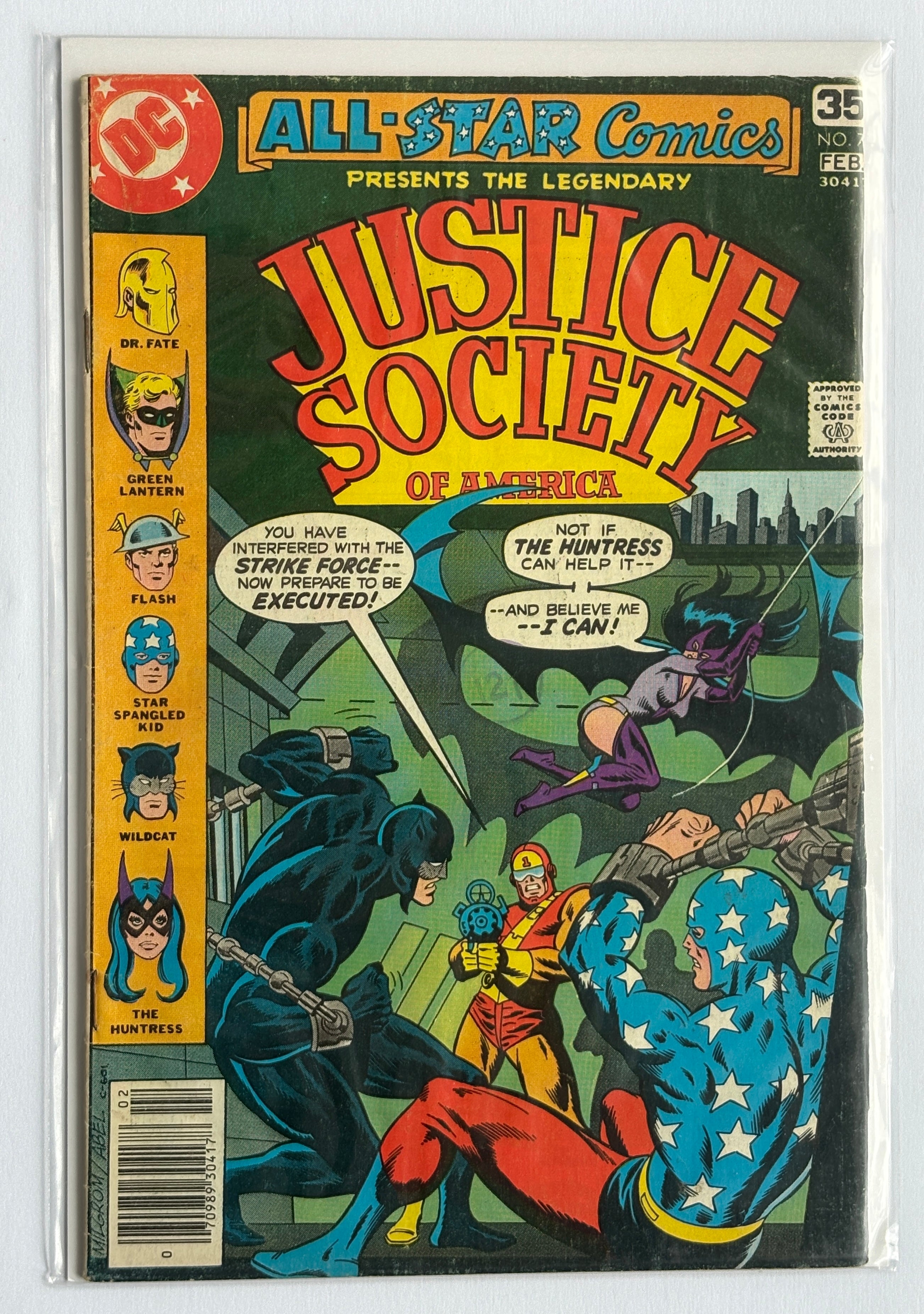 All Star Comics #70 Justice Society of America  The Huntress 1977 VG+ 4.5