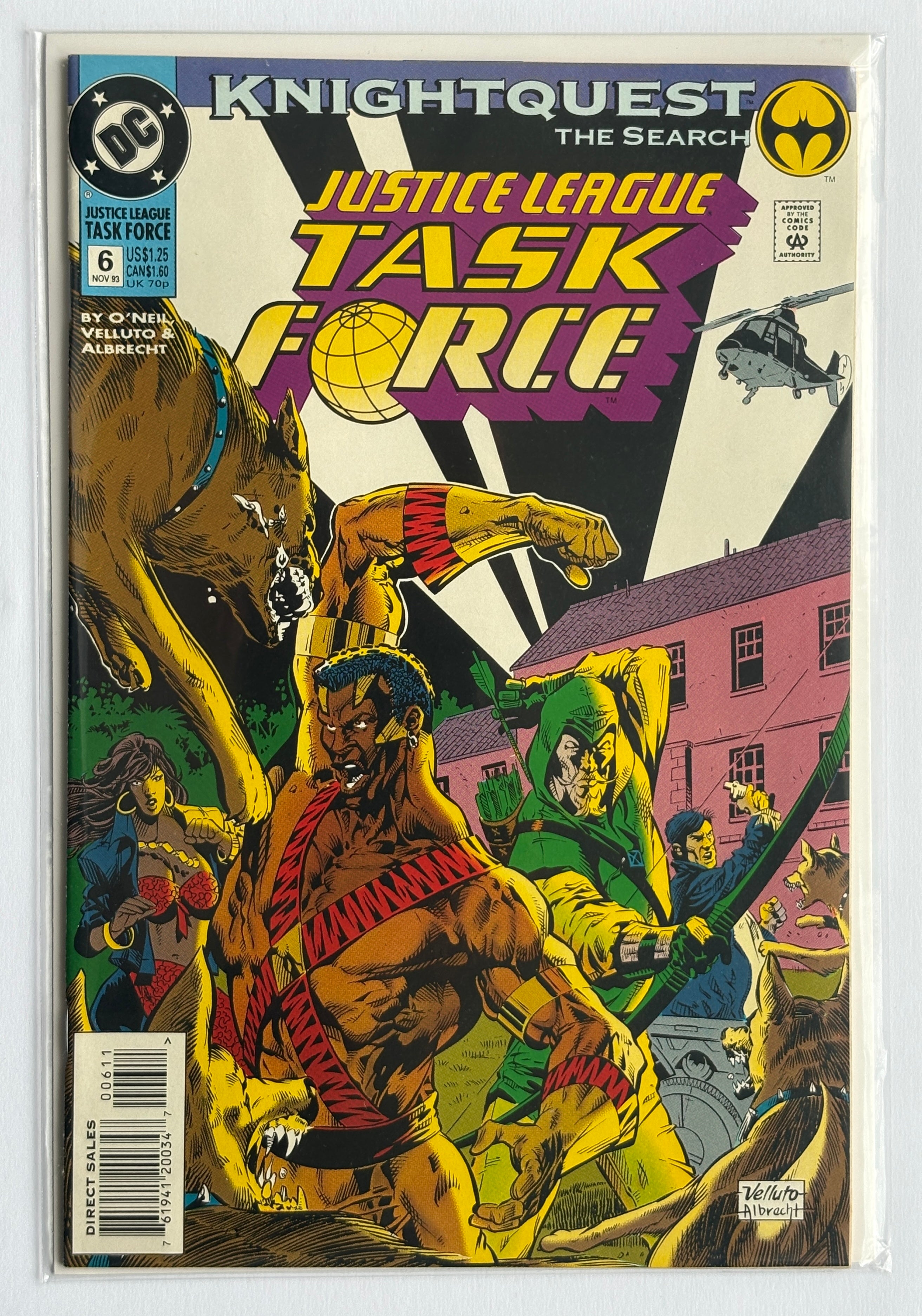 Justice League Task Force #6 - DC Comics November 1993 F/VF 7.0