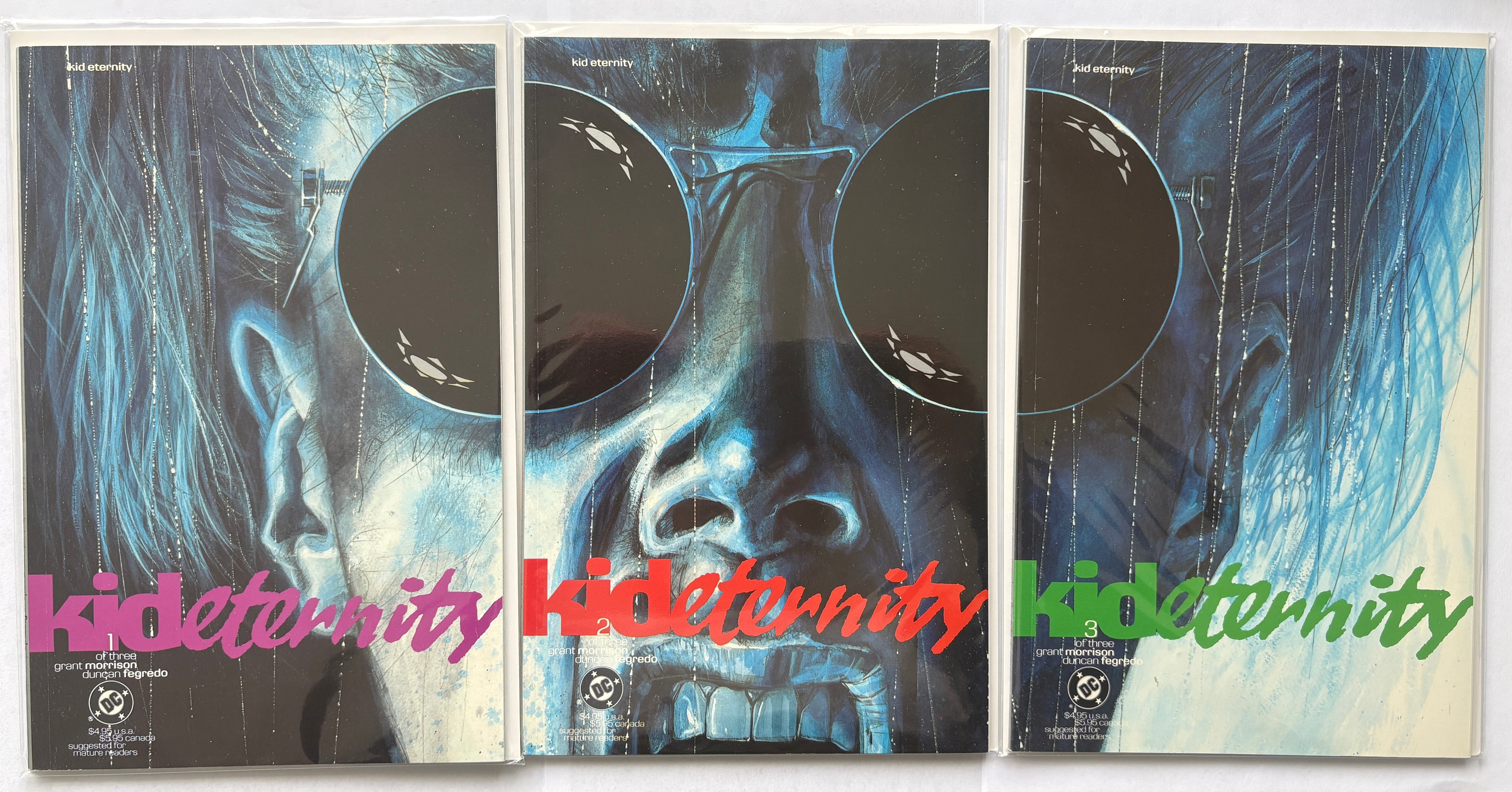 Kid Eternity #1 to 3 Complete Set of 3 Books DC Comics 1991 VF+ 8.5