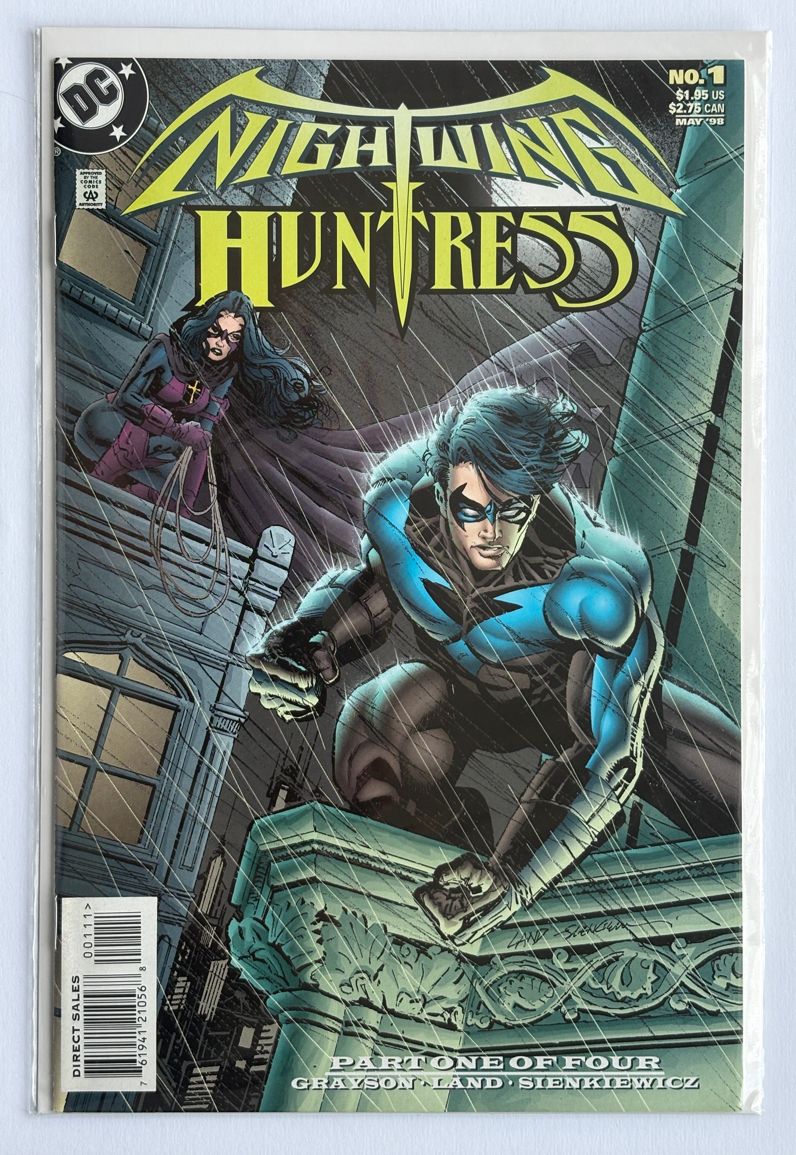 Nightwing and Huntress #1 - 1st Printing DC Comics May 1998 VF+ 8.5