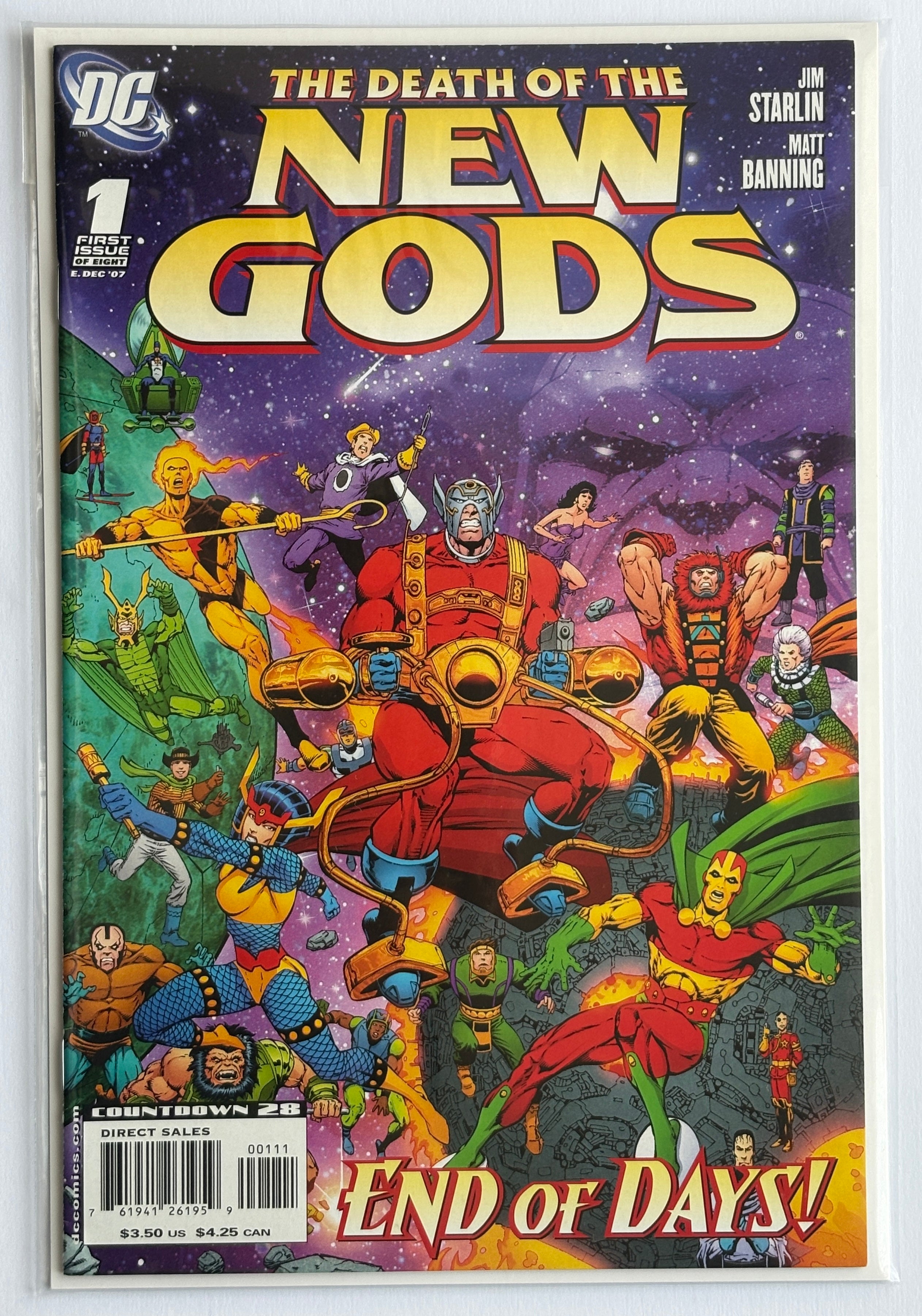 The Death of the New Gods #1 - 1st Printing DC Comics December 2007 FN+ 6.5