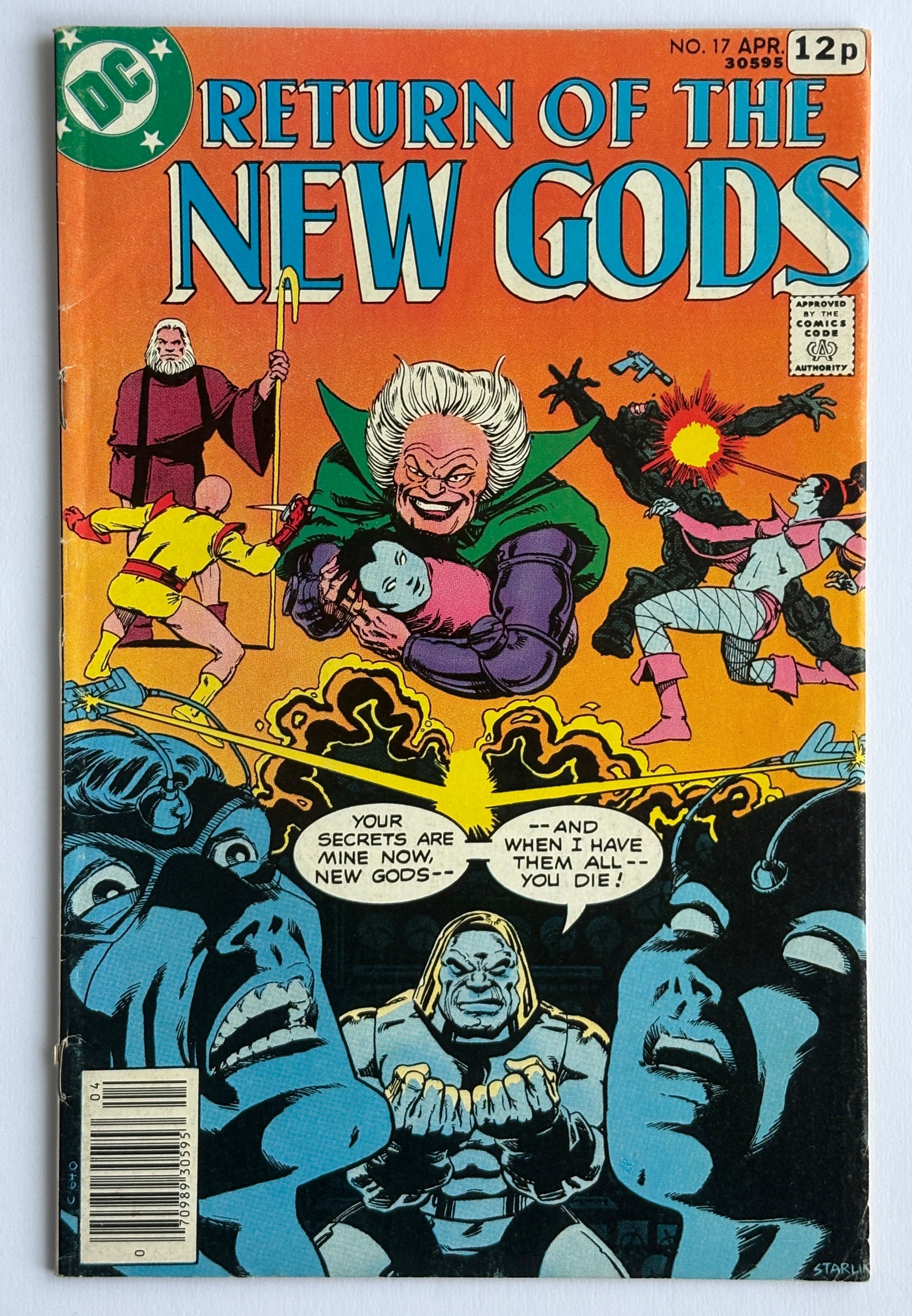 Return of the New Gods #17 - DC Comics UK Variant April 1978 F/VF 7.0