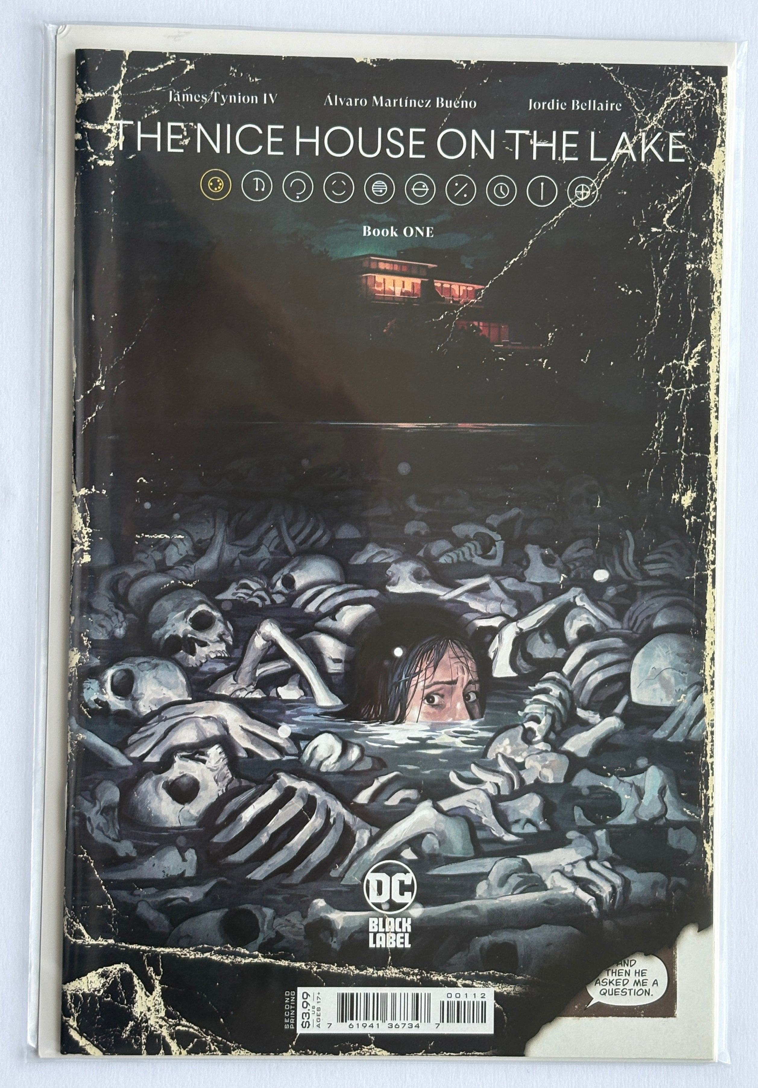 The Nice House on the Lake #1 2nd Printing DC Black Label September 2021 VF+ 8.5