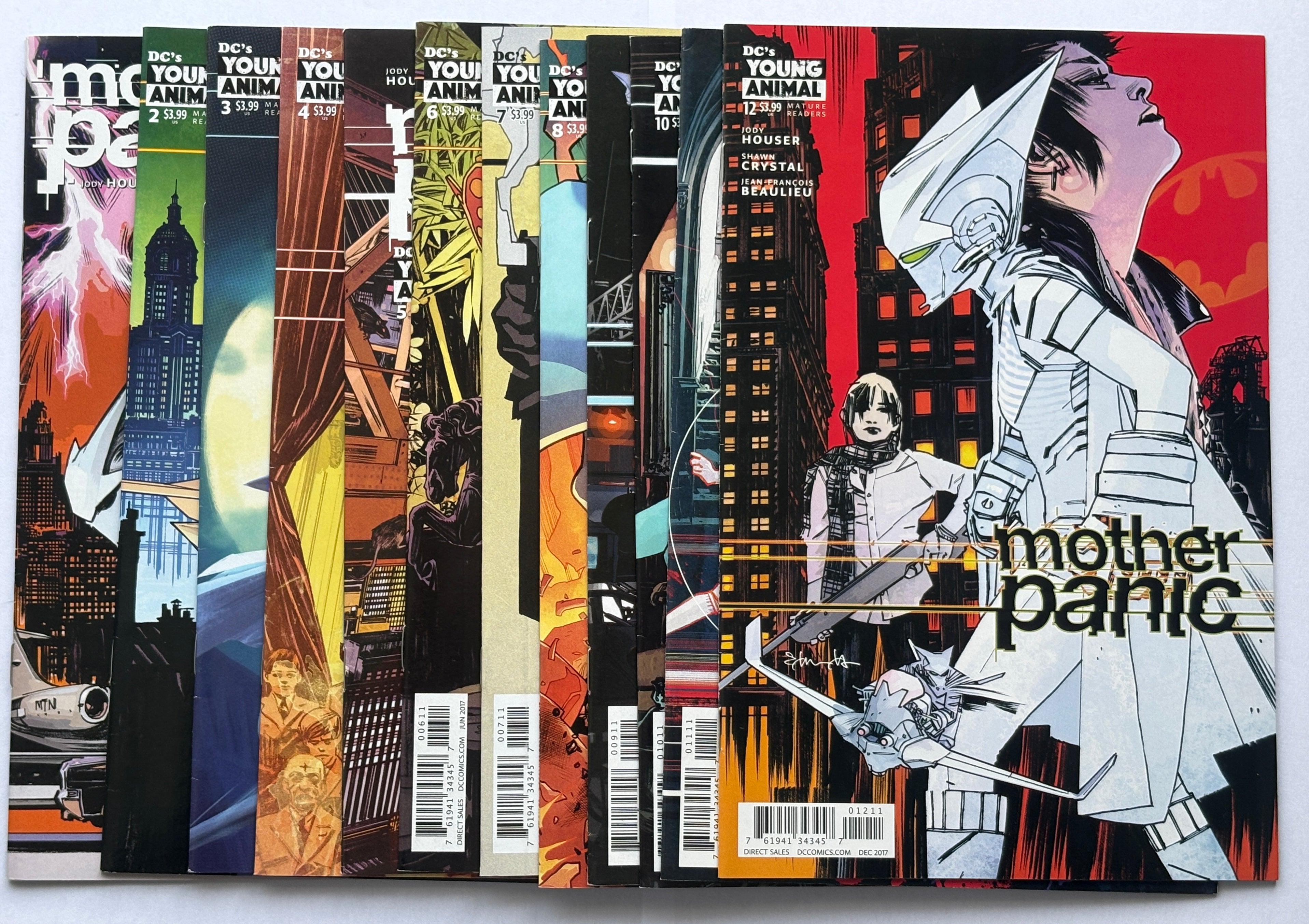 Mother Panic #1 to 12 Complete Run (12 Comics) DC's Young Animal 2017 VF/NM 9.0
