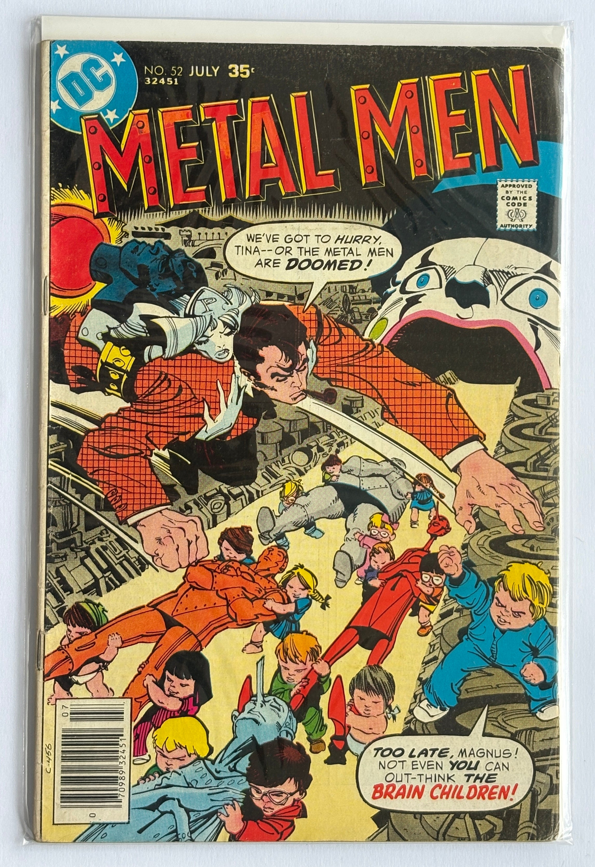 Metal Men #52 - Doctor Strangelove and the Brain Children - July 1977 VG/FN 5.0