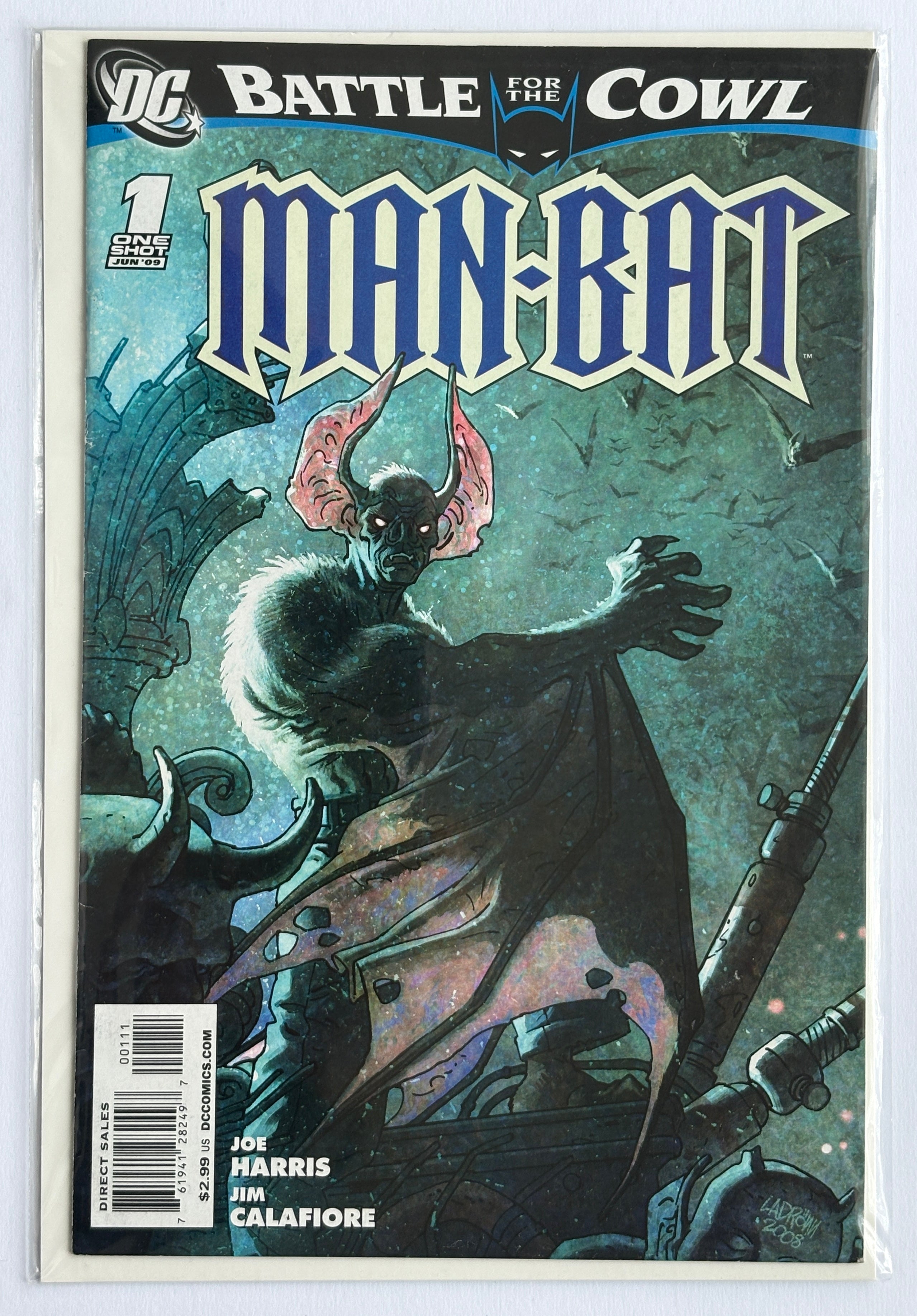 Batman: Battle for the Cowl: Man-Bat #1 - DC Comics June 2009 FN+ 6.5