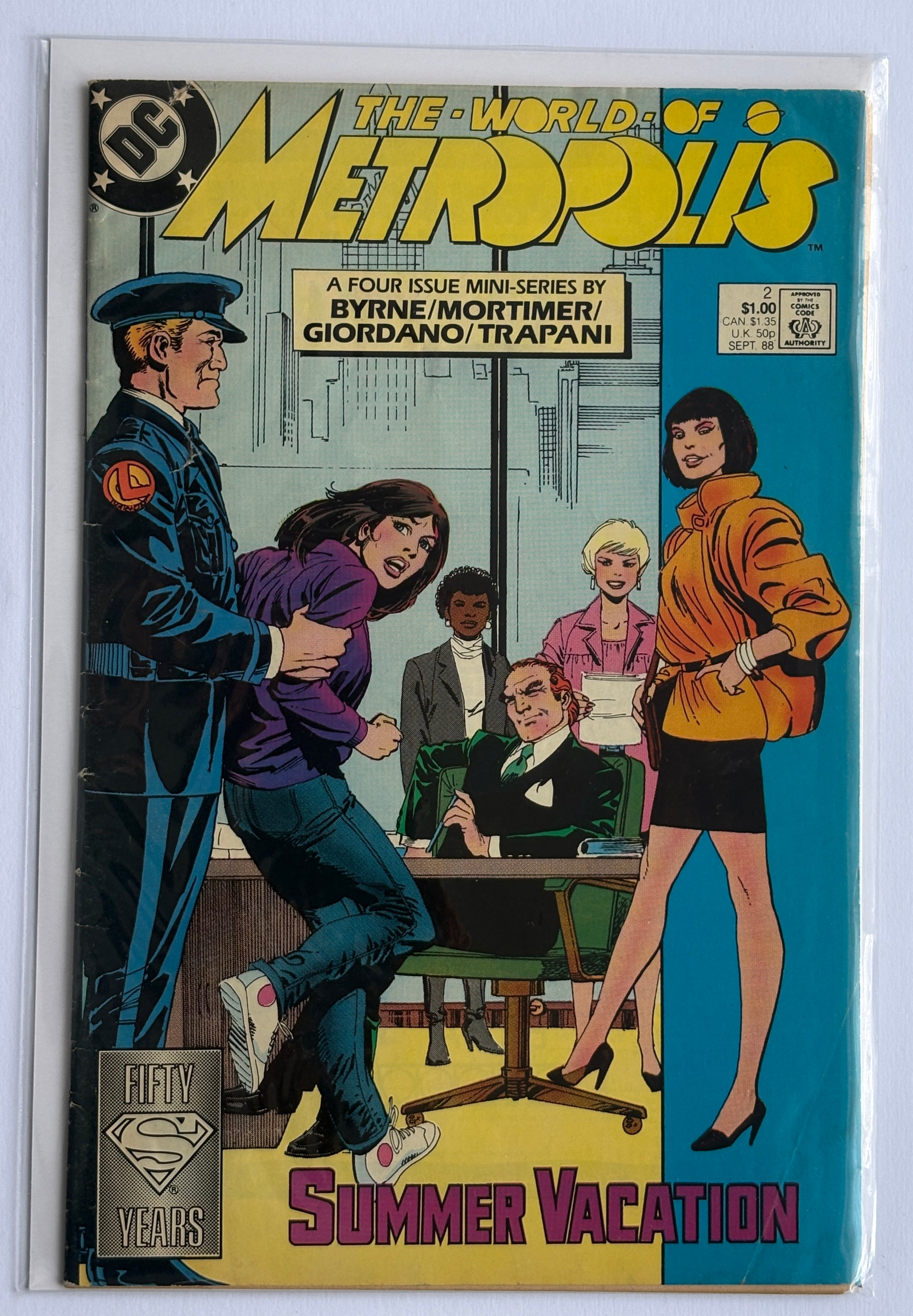 The World of Metropolis #2 - (2 of 4) DC Comics September 1988 VG/FN 5.0