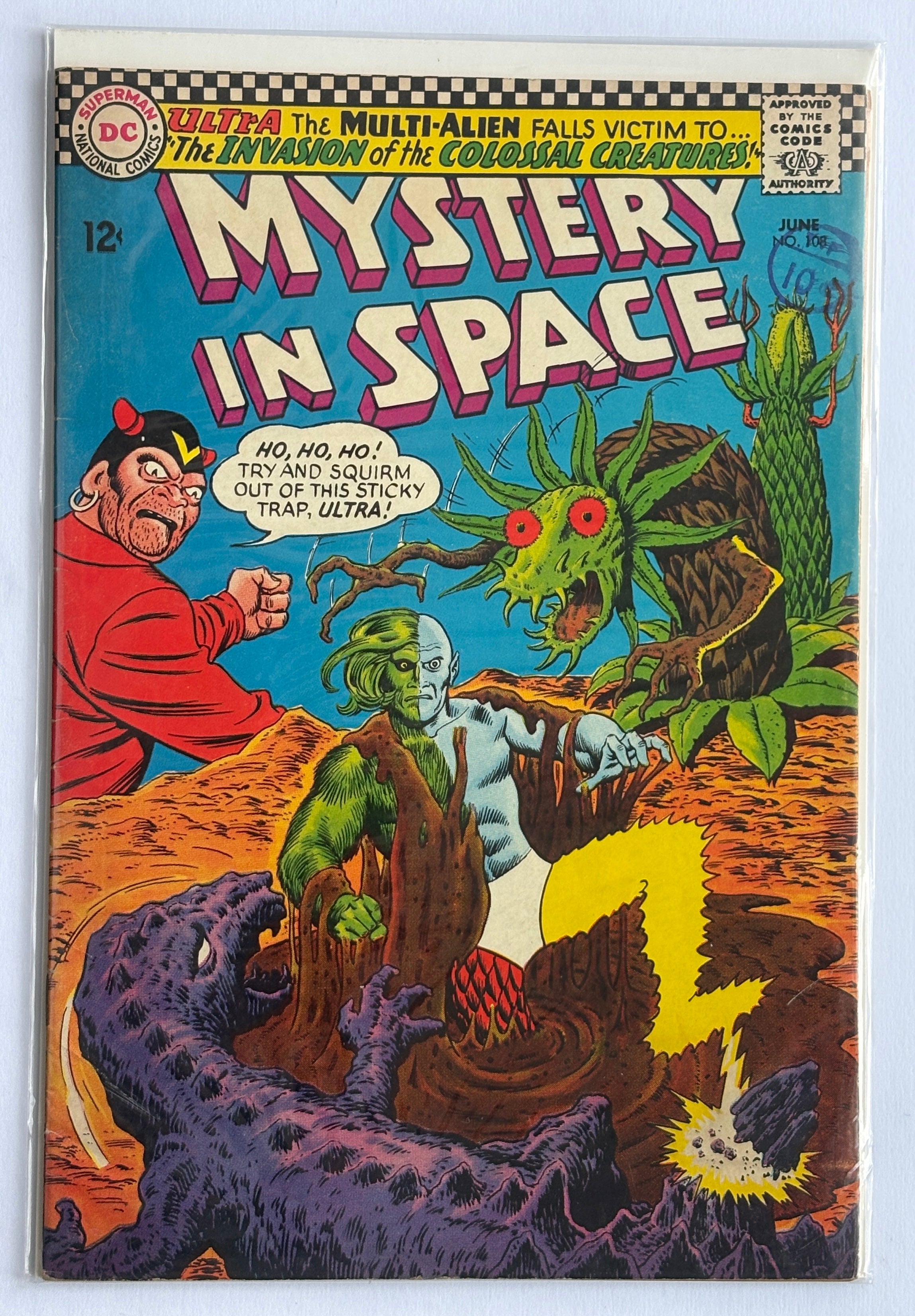 MYSTERY IN SPACE #108 - Ultra the Multi-Alien - June 1966 VF- 7.5