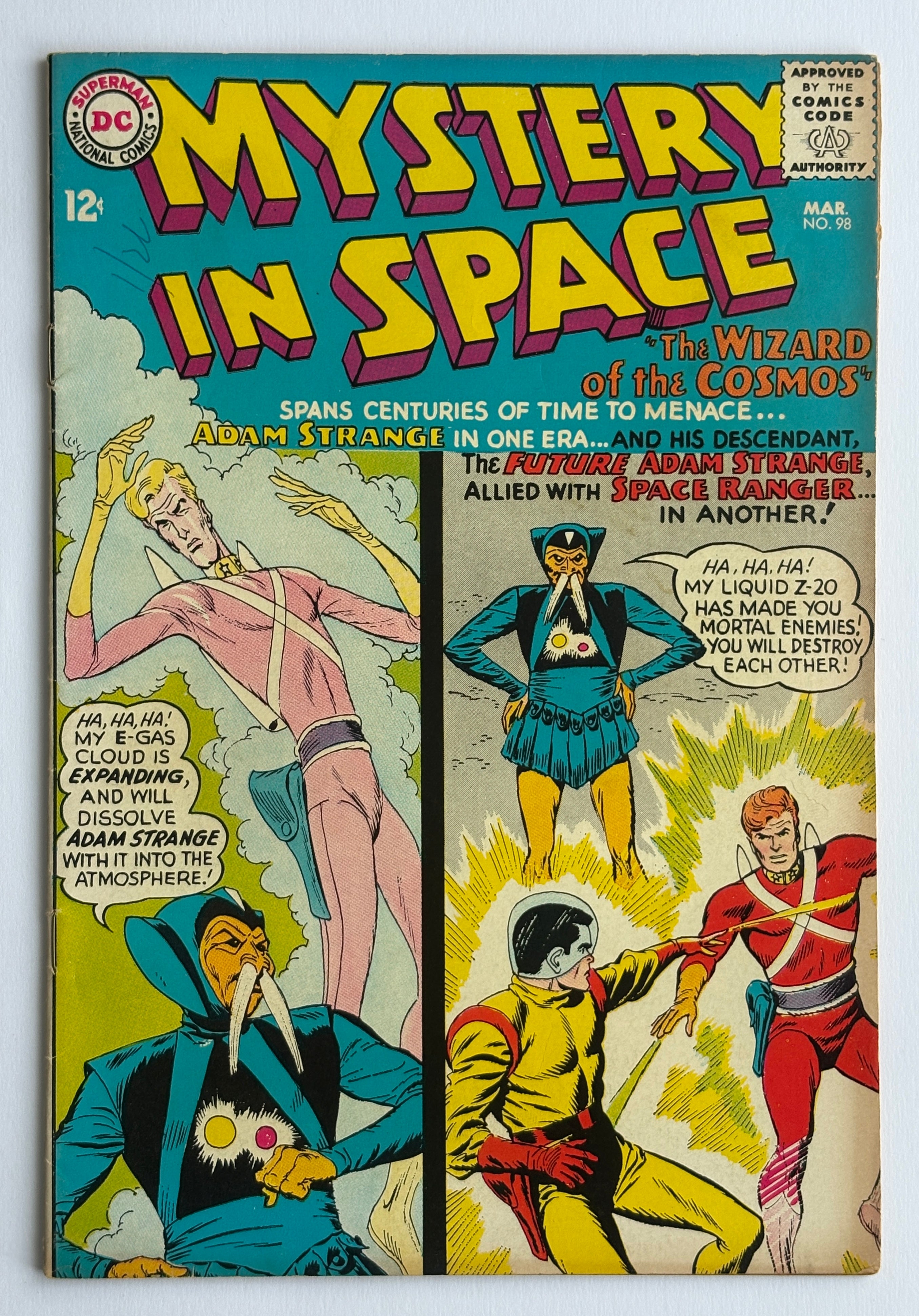 Mystery In Space #98 - Adam Strange & Space Ranger DC Comics 1965 VG/FN 5.0