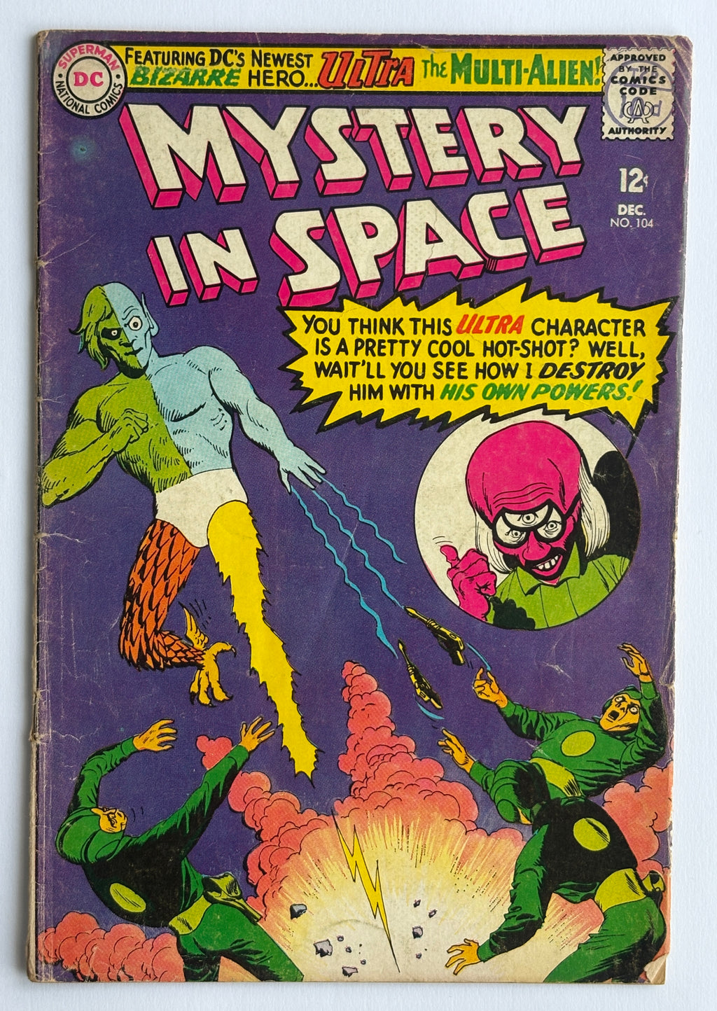 Mystery In Space #104 - Featuring Ultra - December 1965 VG- 3.5
