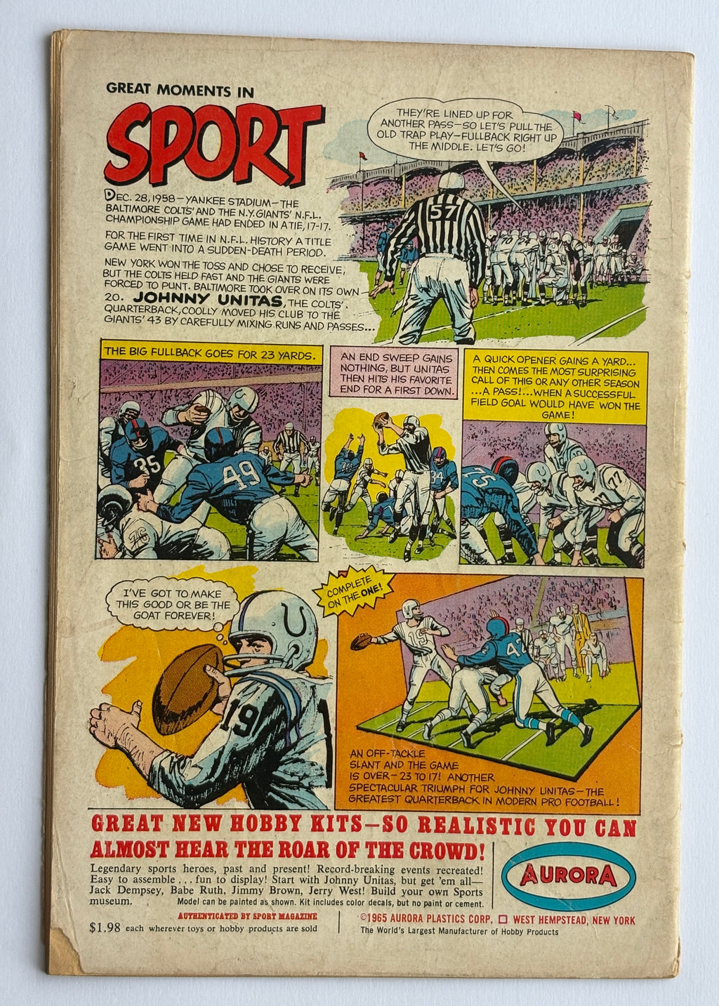 Mystery In Space #104 - Featuring Ultra - December 1965 VG- 3.5