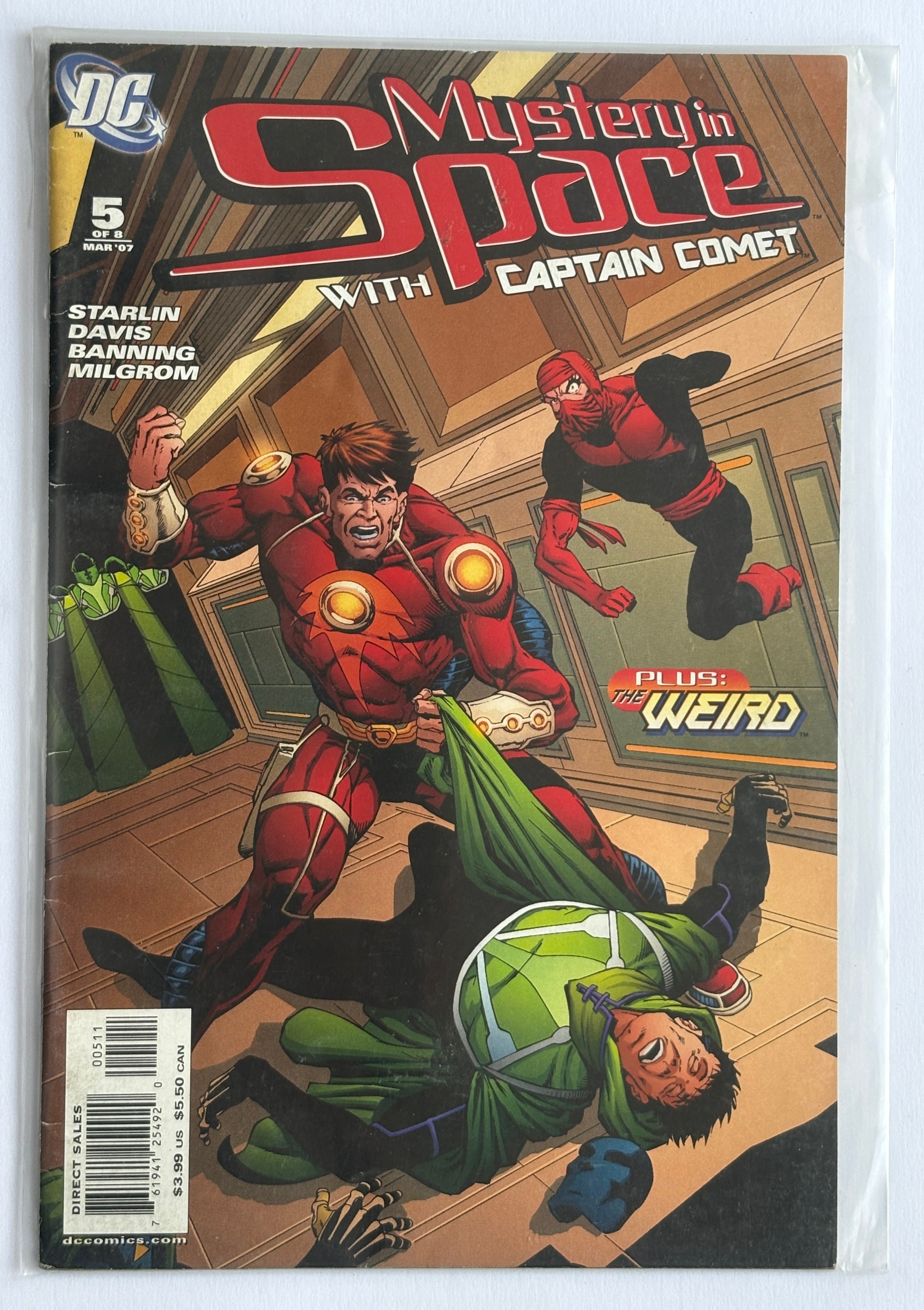Mystery in Space with Captain Comet #5 1st Printing DC Comics March 2007 FN+ 6.5
