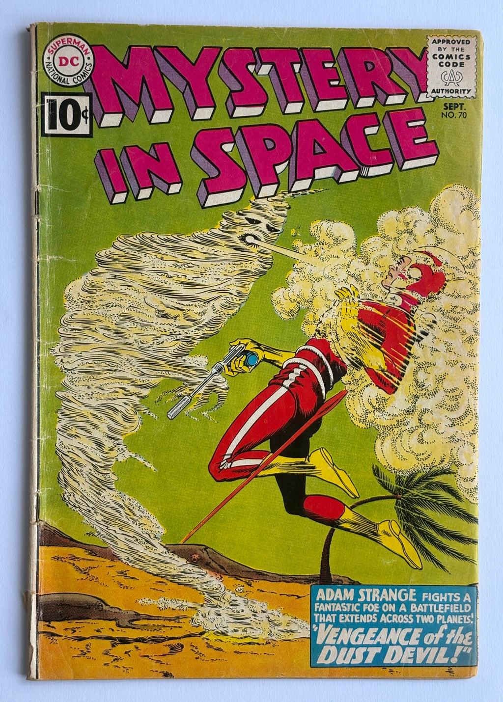 Mystery In Space #70 - Adam Strange 2nd app Dust Devils - September 1961 VG 4.0