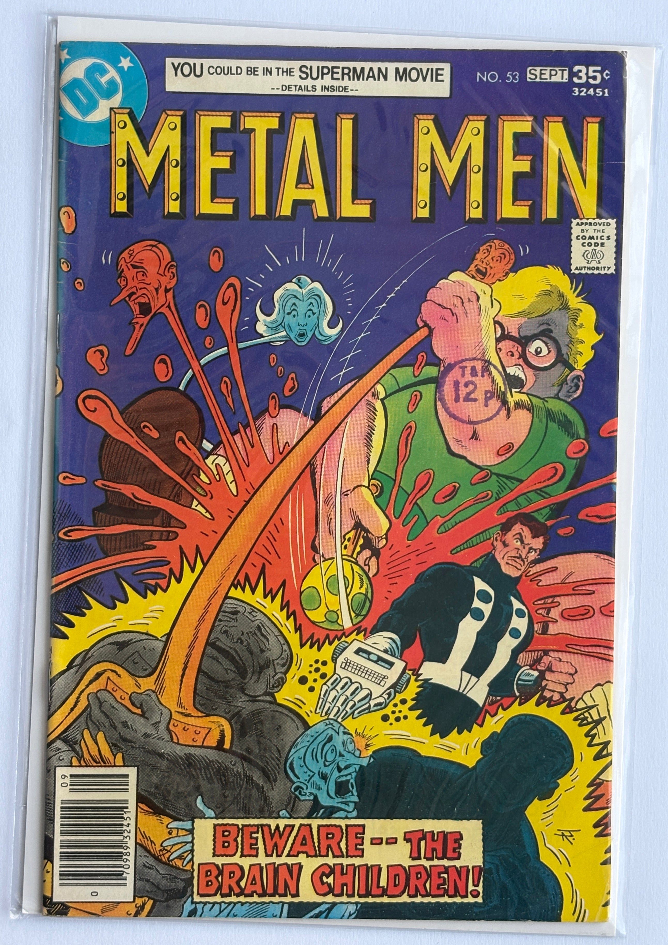 Metal Men #53 - DC Comics September 1977 F/VF 7.0