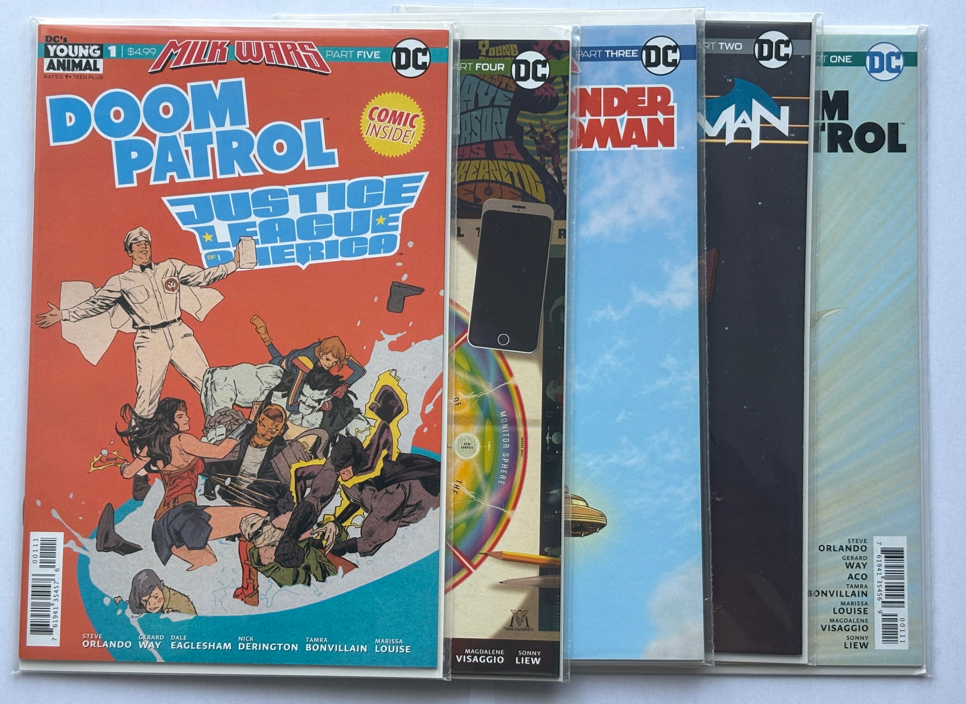 Milk Wars #1 to 5 Complete 5 Part Set 1st Prints DC Comics 2018 VF/NM 9.0