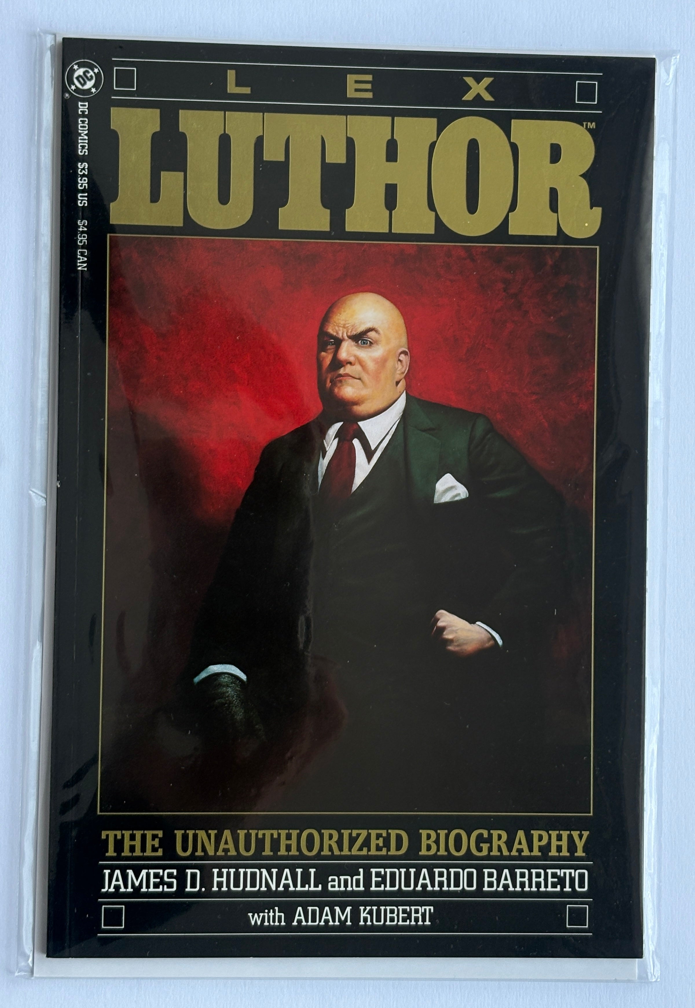 Lex Luthor The Unauthorized Biography 1st Printing DC Comics 1989 VF+ 8.5