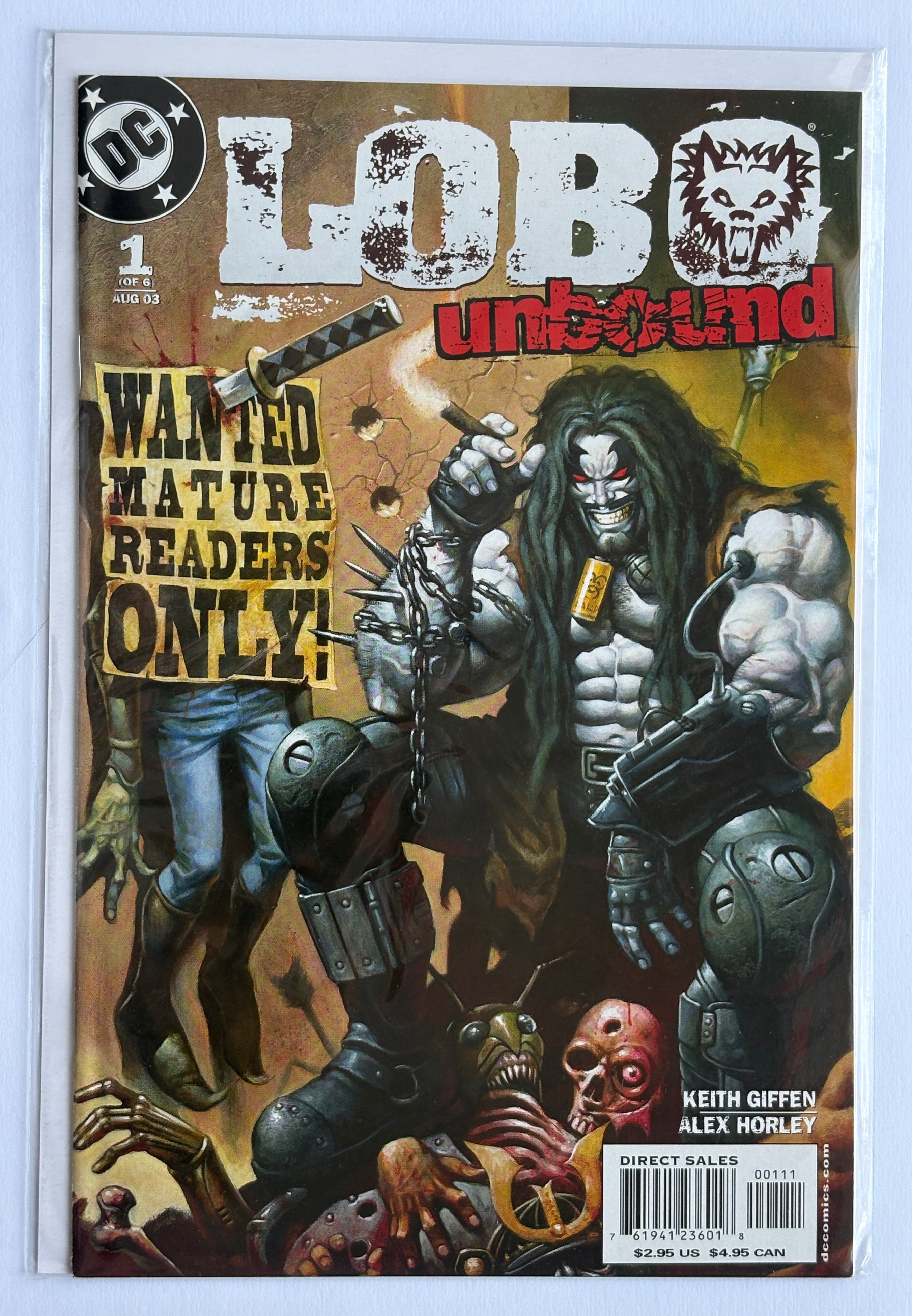 Lobo Unbound #1  (1 of 6) 1st Printing DC Comics August 2003 VF/NM 9.0