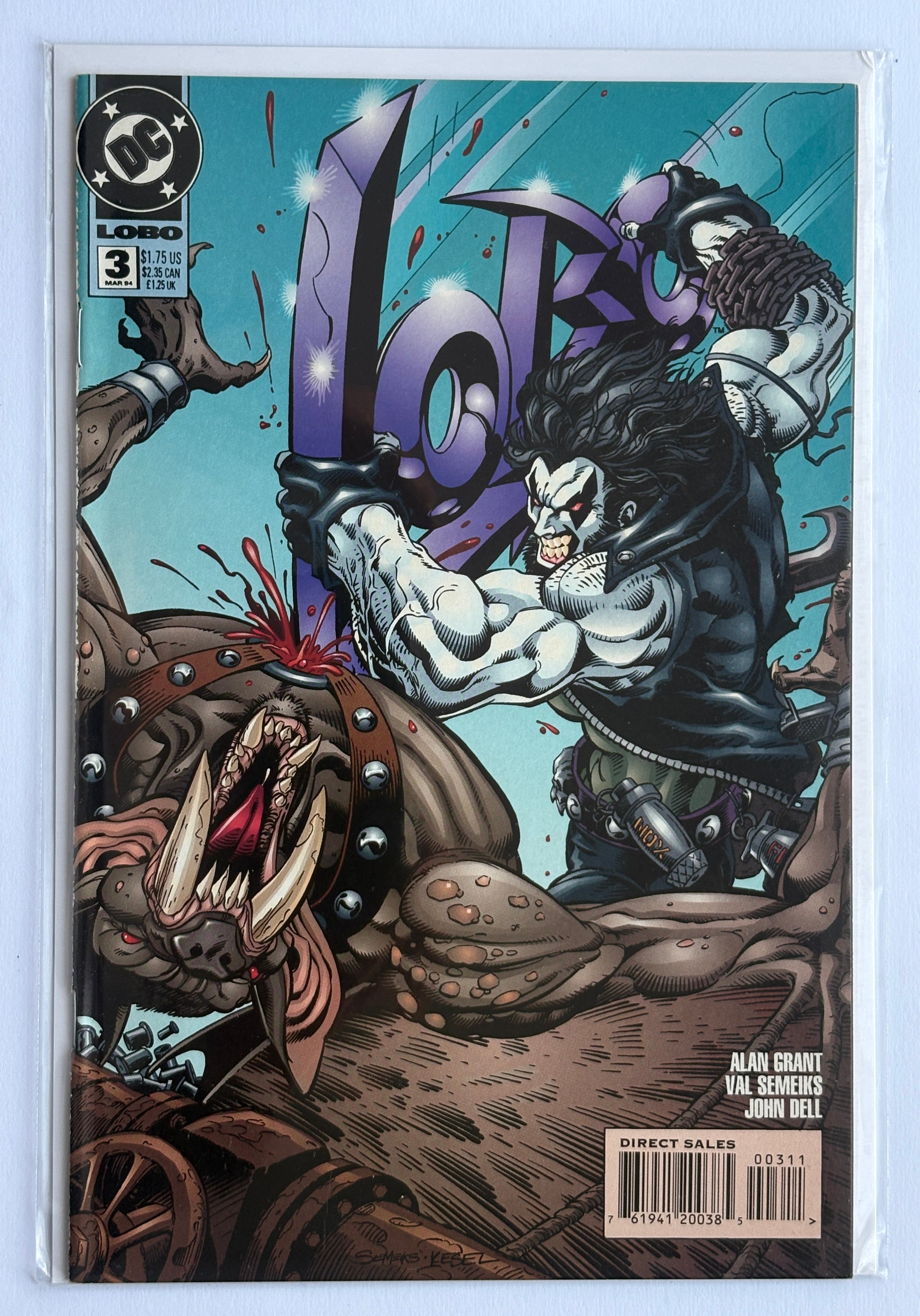 Lobo #3 - 1st Printing DC Comics March 1994 VF+ 8.5