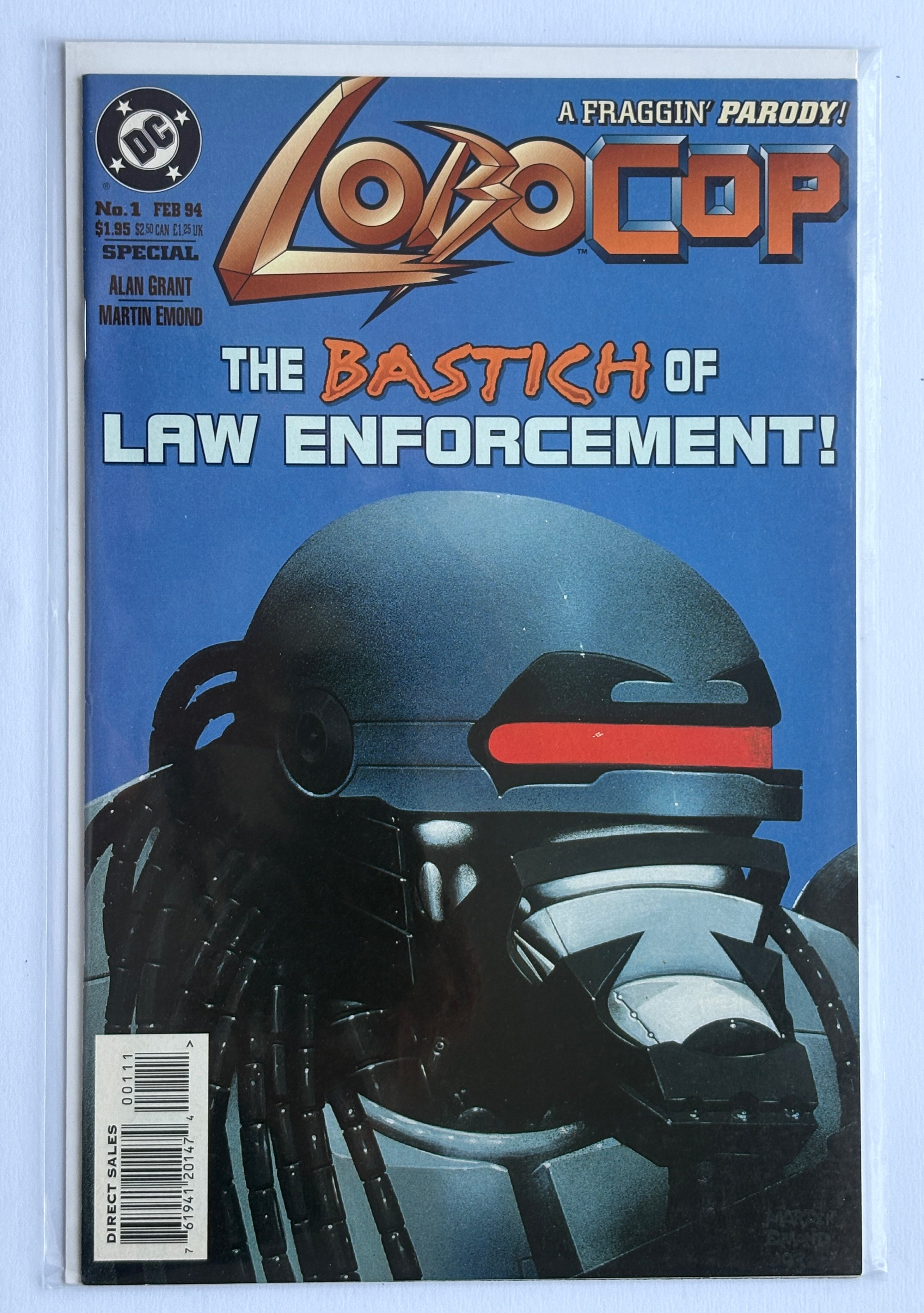 Lobocop #1 - 1st Printing DC Comics February 1994 VF+ 8.5