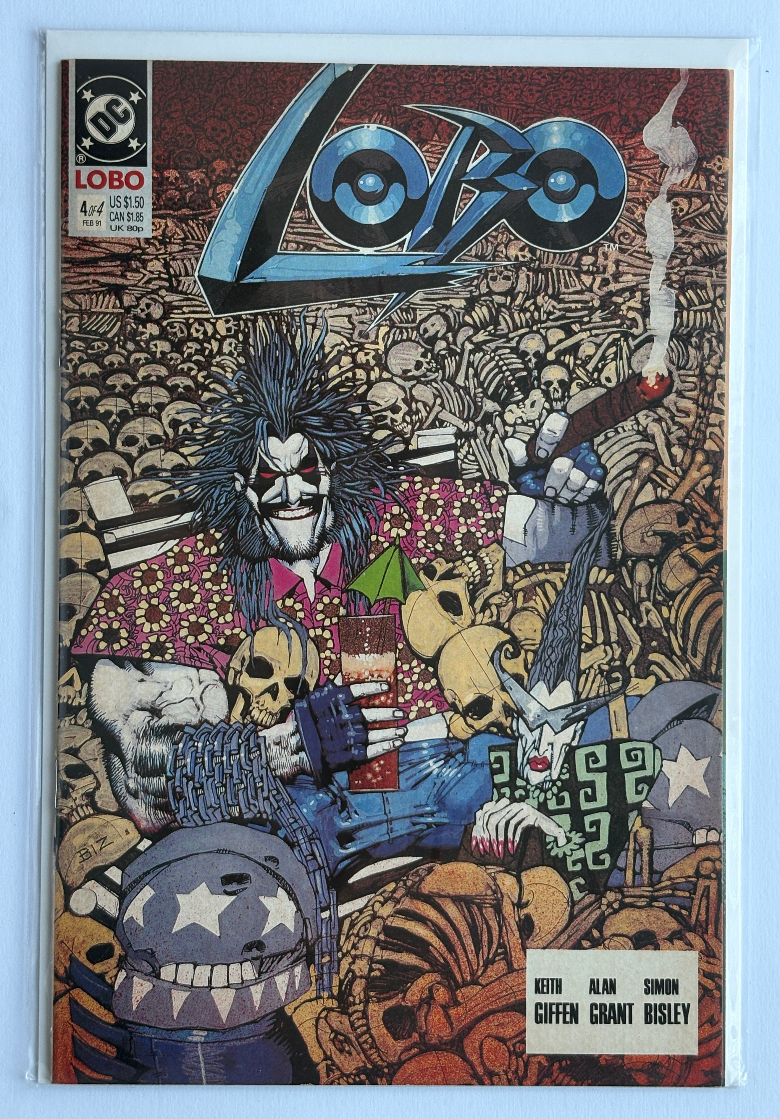 Lobo #4 (4 of 4) - 1st Printing DC Comics February 1991 VF+ 8.5