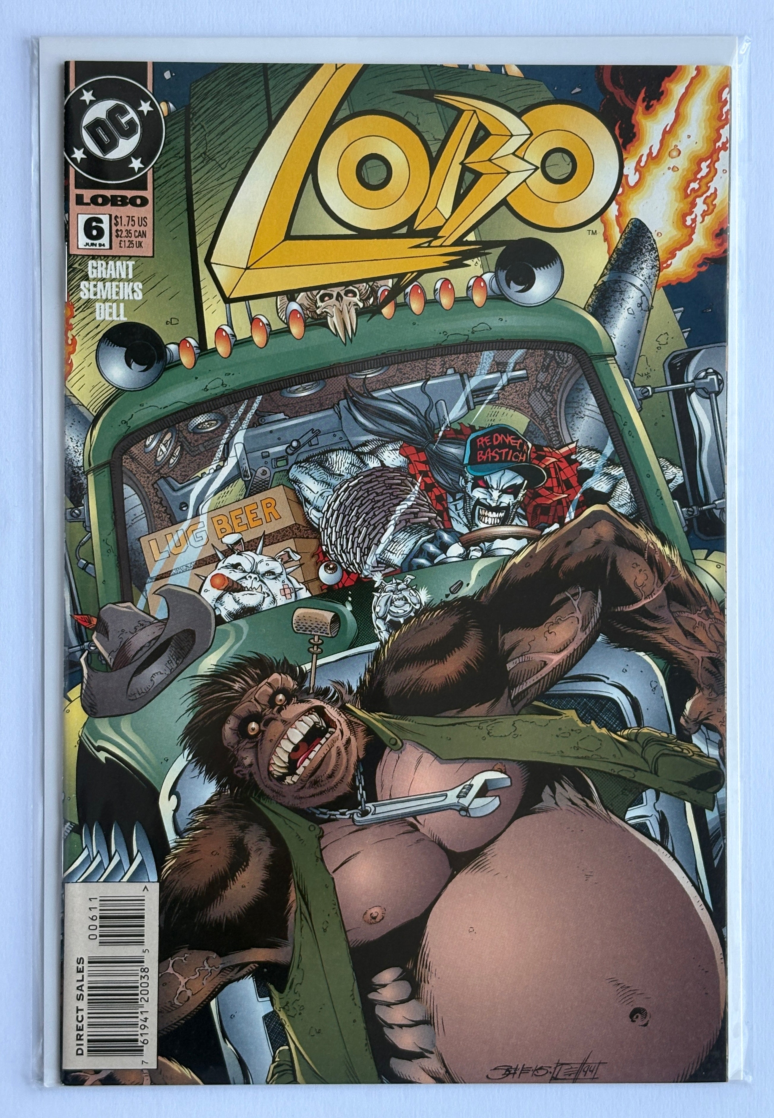 Lobo #6 - 1st Printing DC Comics June 1994 VF/NM 9.0