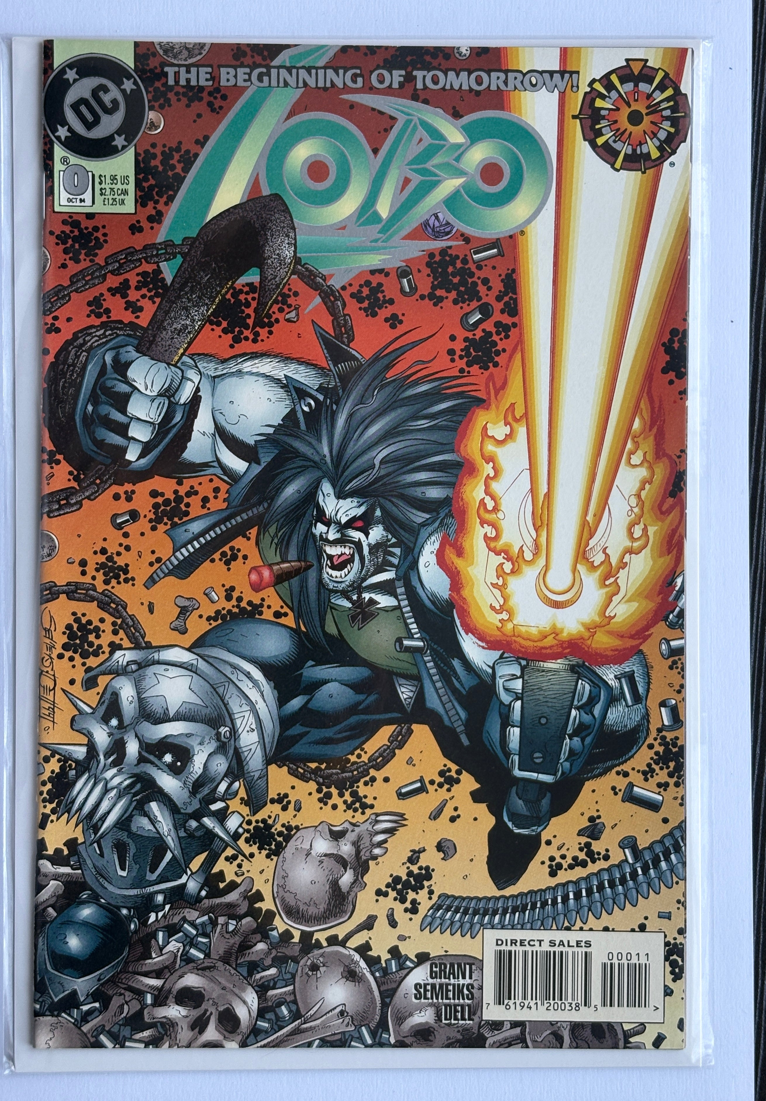 Lobo #0 - 1st Printing DC Comics October 1994 VF/NM 9.0