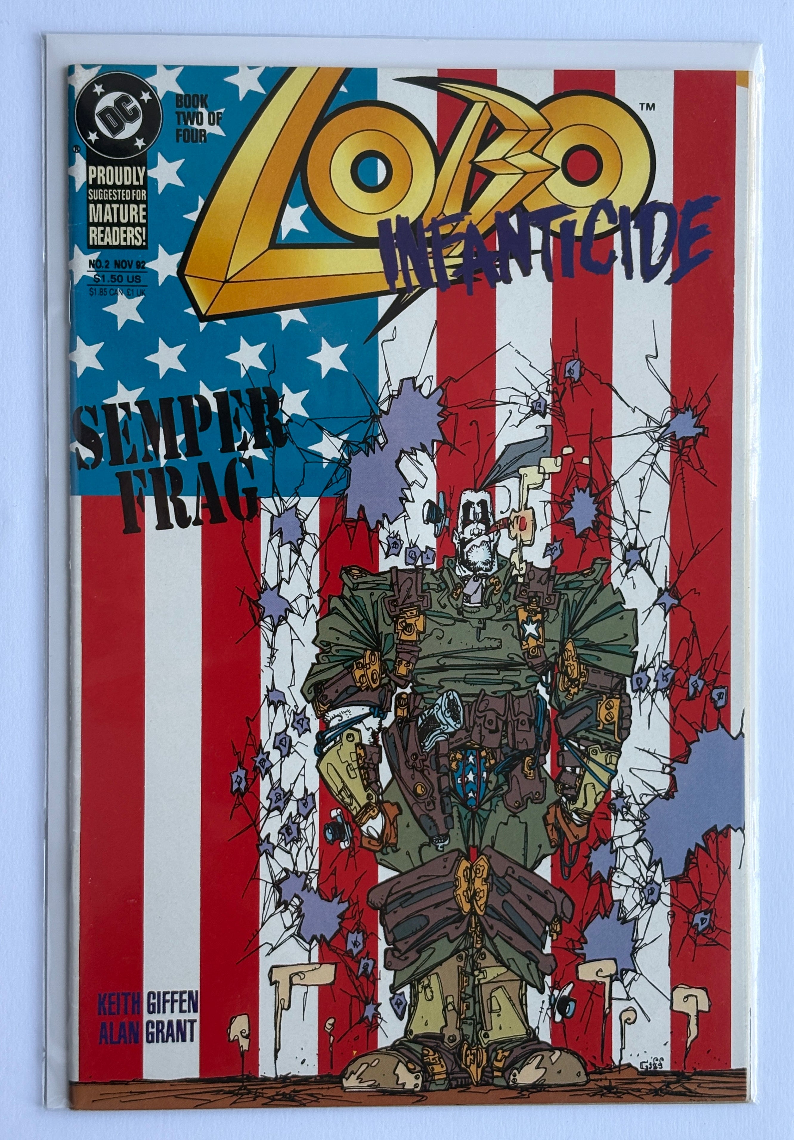 Lobo Infanticide #2 - DC Comics November 1992 VF- 7.5