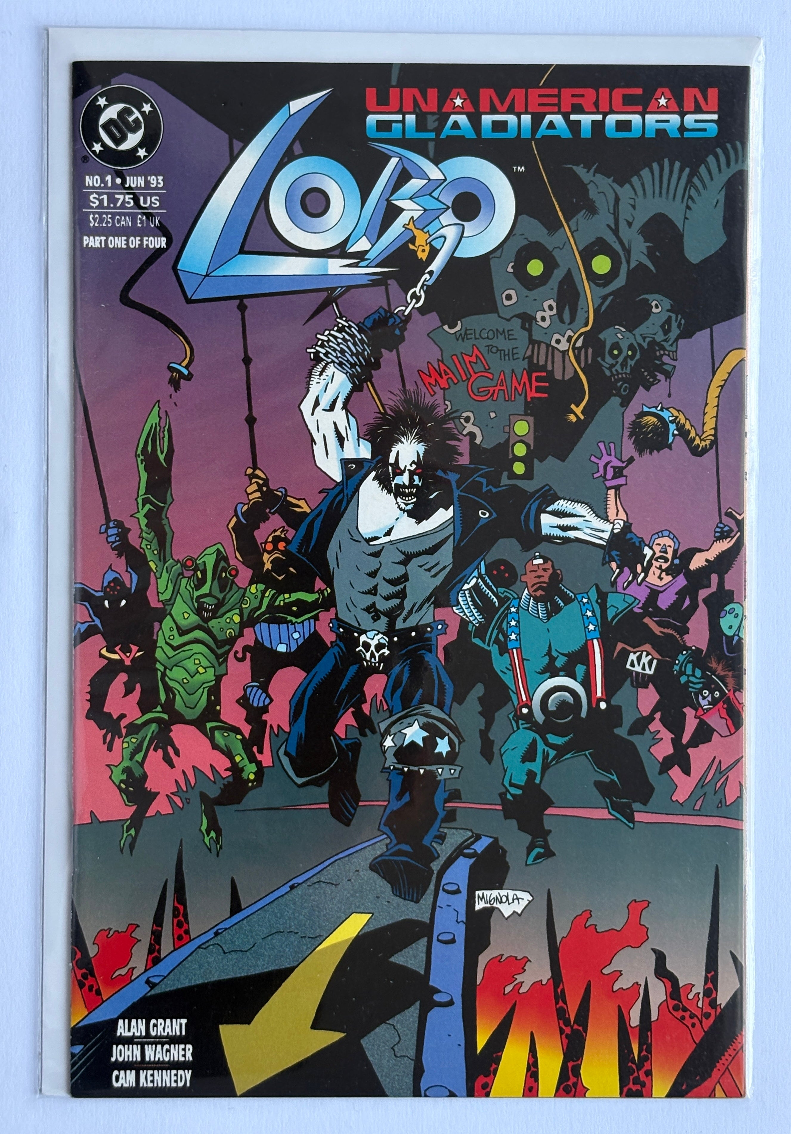 Lobo: UnAmerican Gladiators #1 - DC Comics June 1993 VF- 7.5