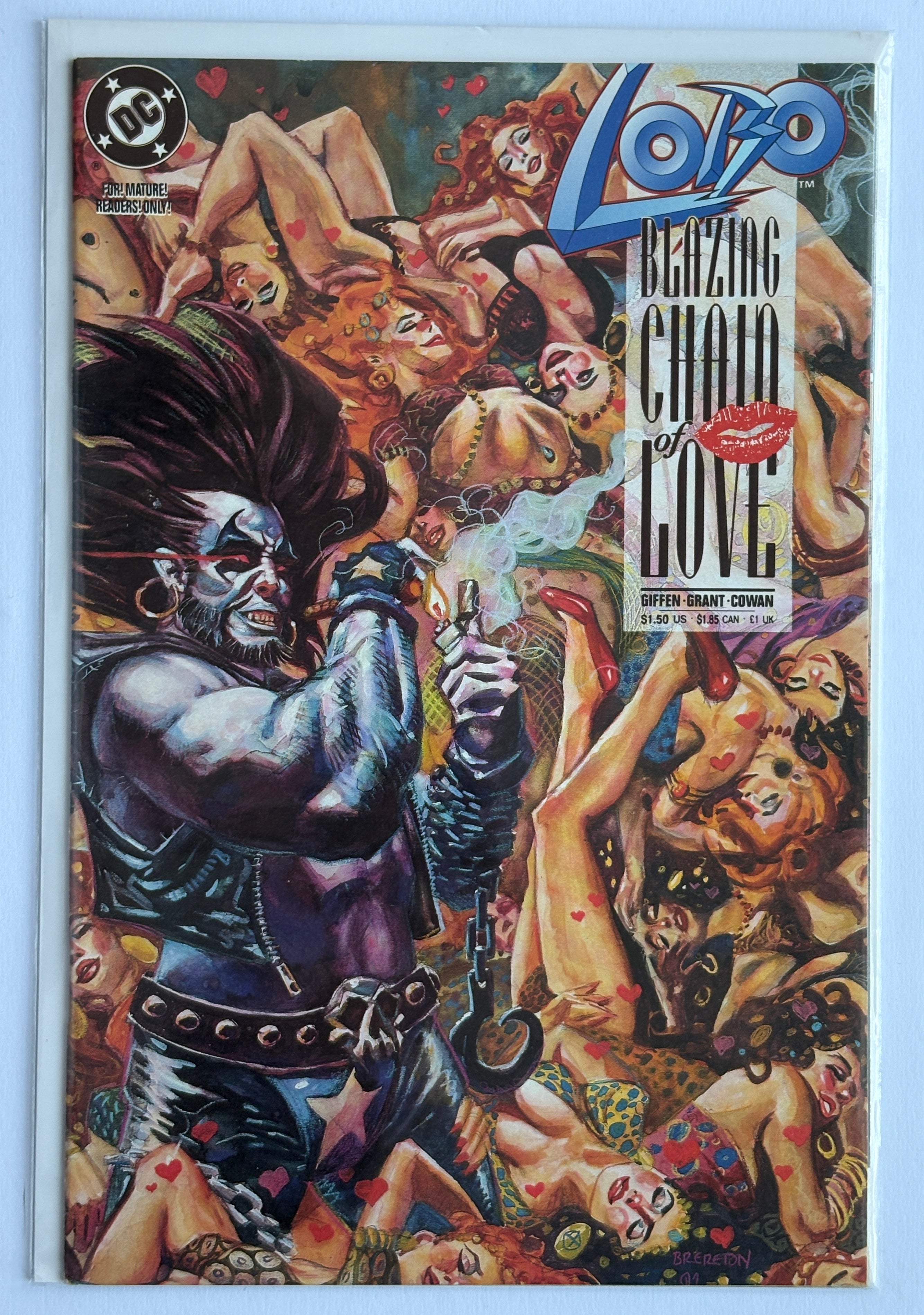 Lobo Blazing Chain of Love #1 - DC Comics September 1992 VF- 7.5